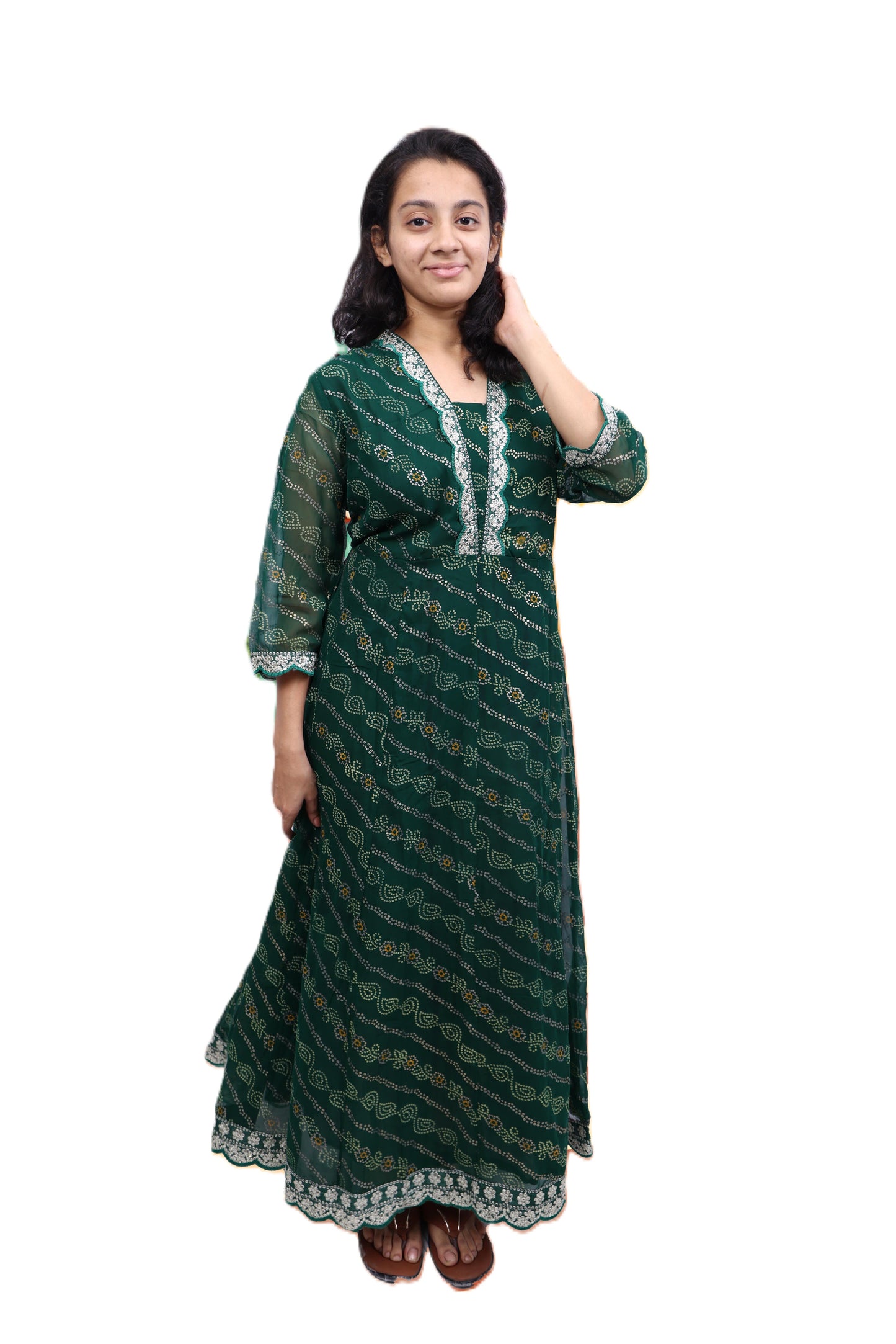 PickCell Embrodiary Premium Gown