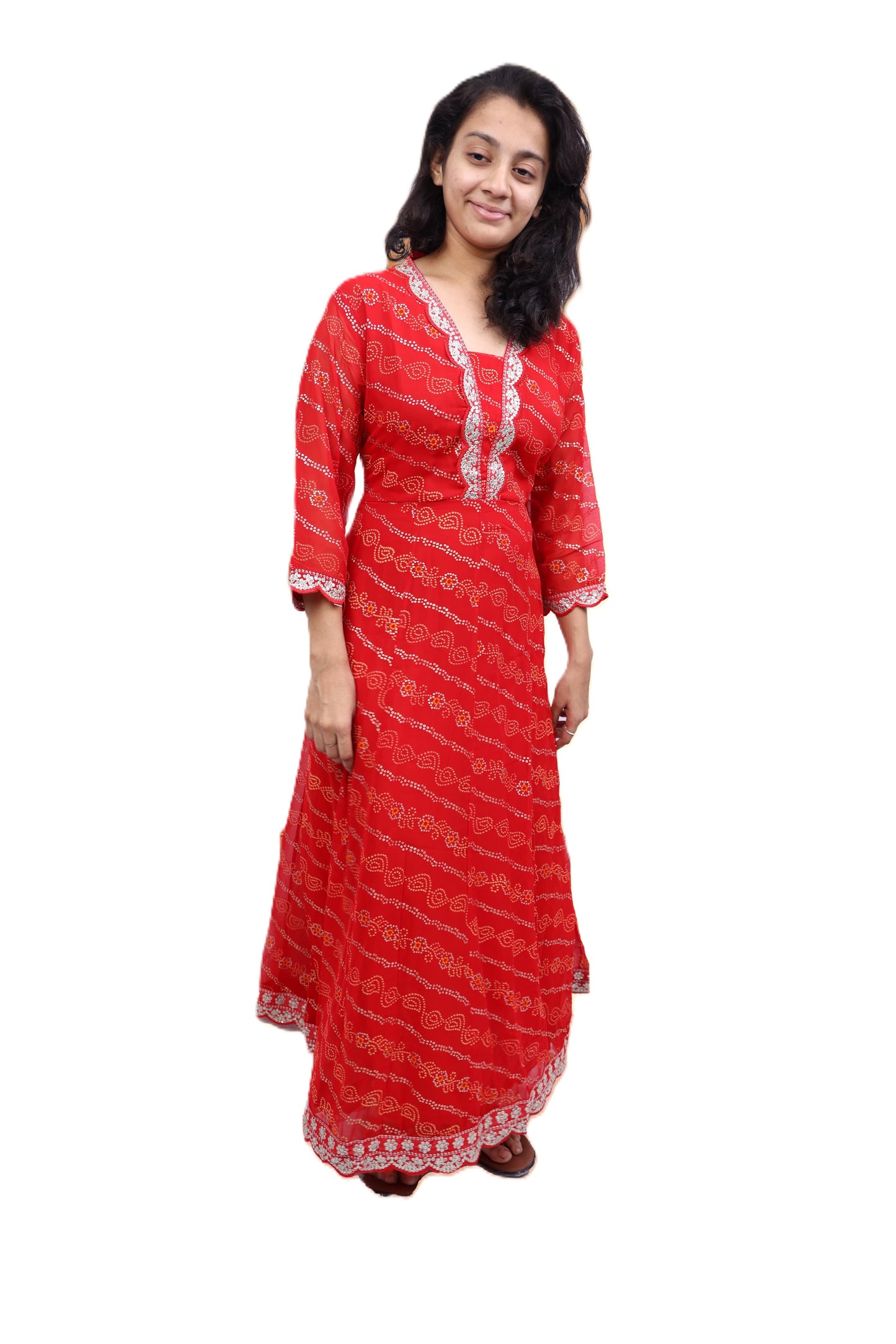 PickCell Embrodiary Premium Gown