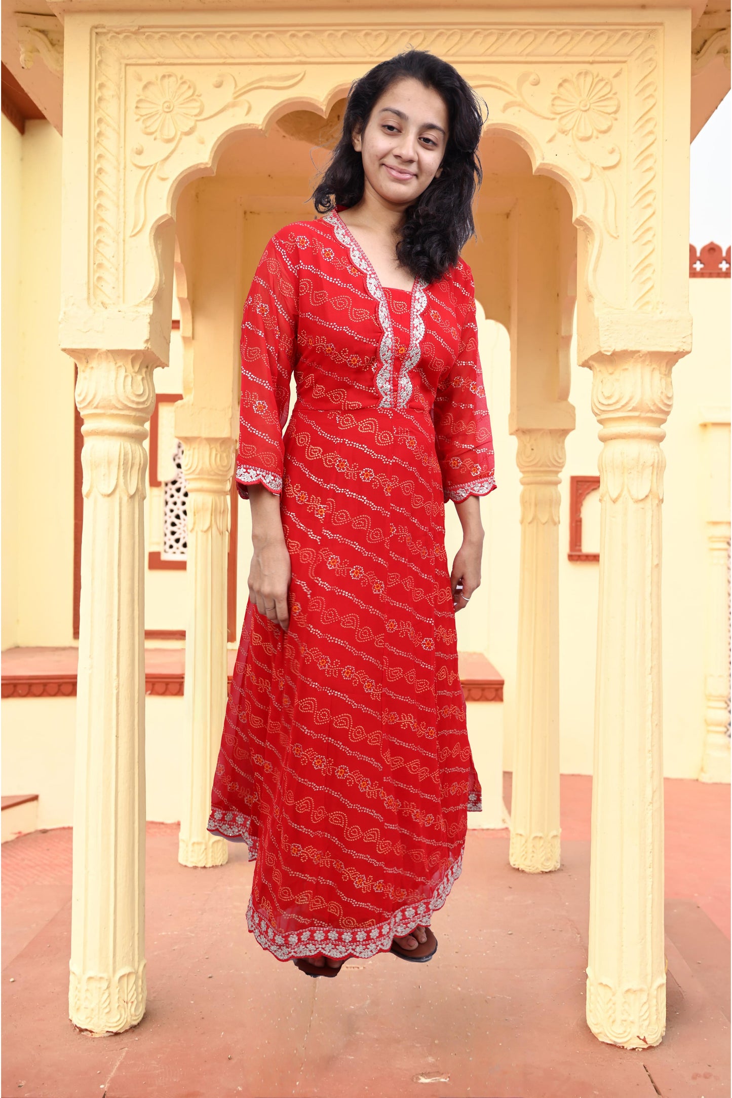 PickCell Embrodiary Premium Gown