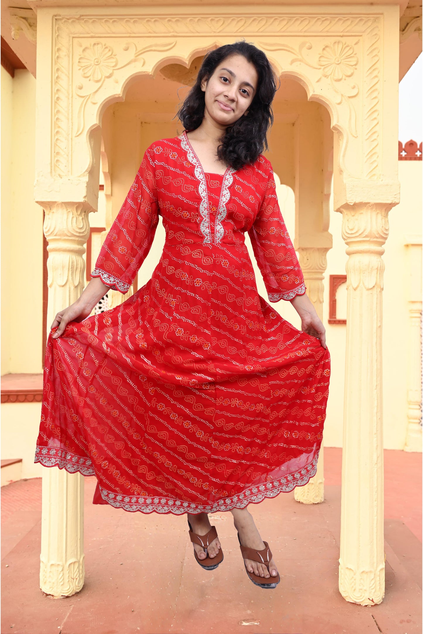 PickCell Embrodiary Premium Gown