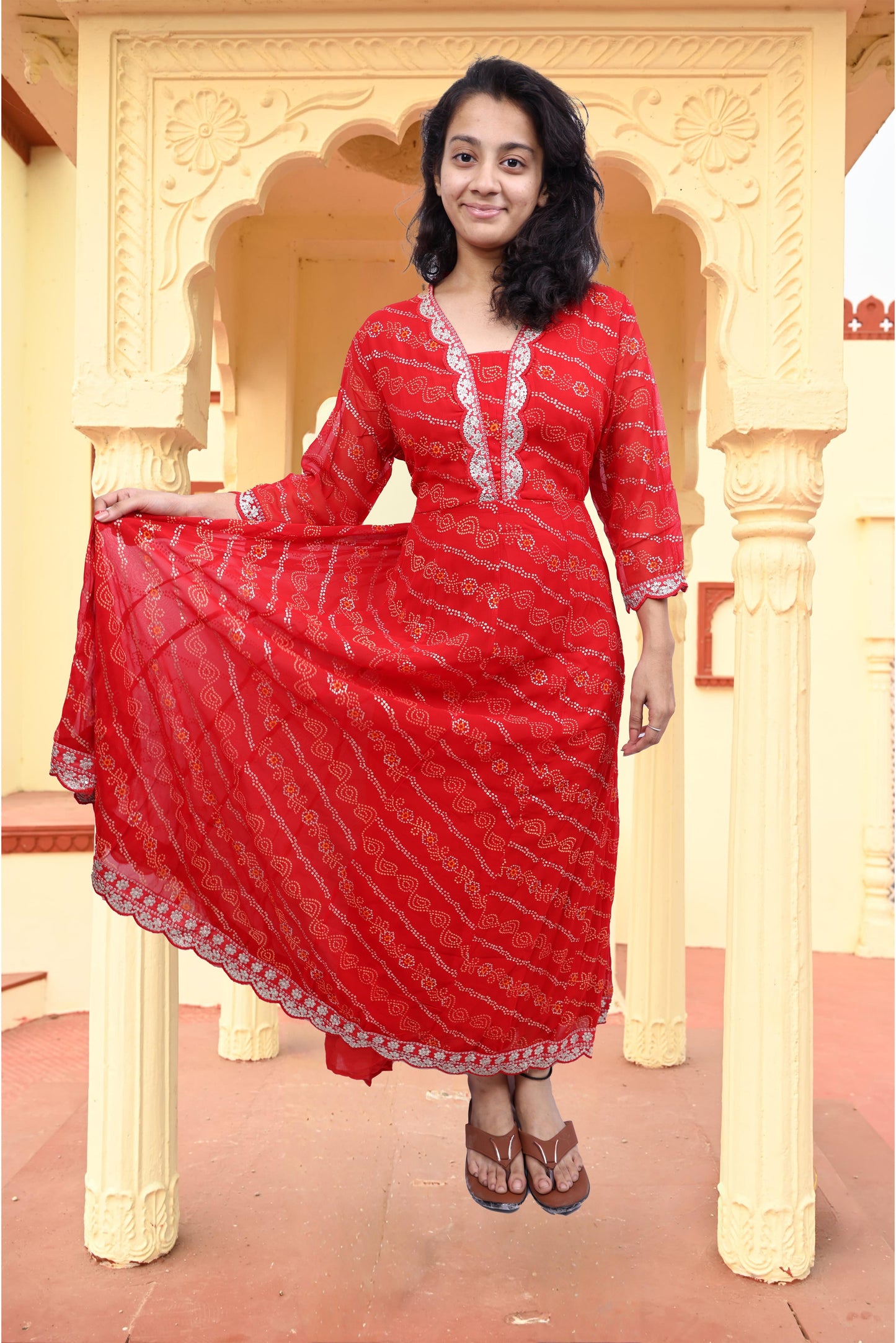PickCell Embrodiary Premium Gown