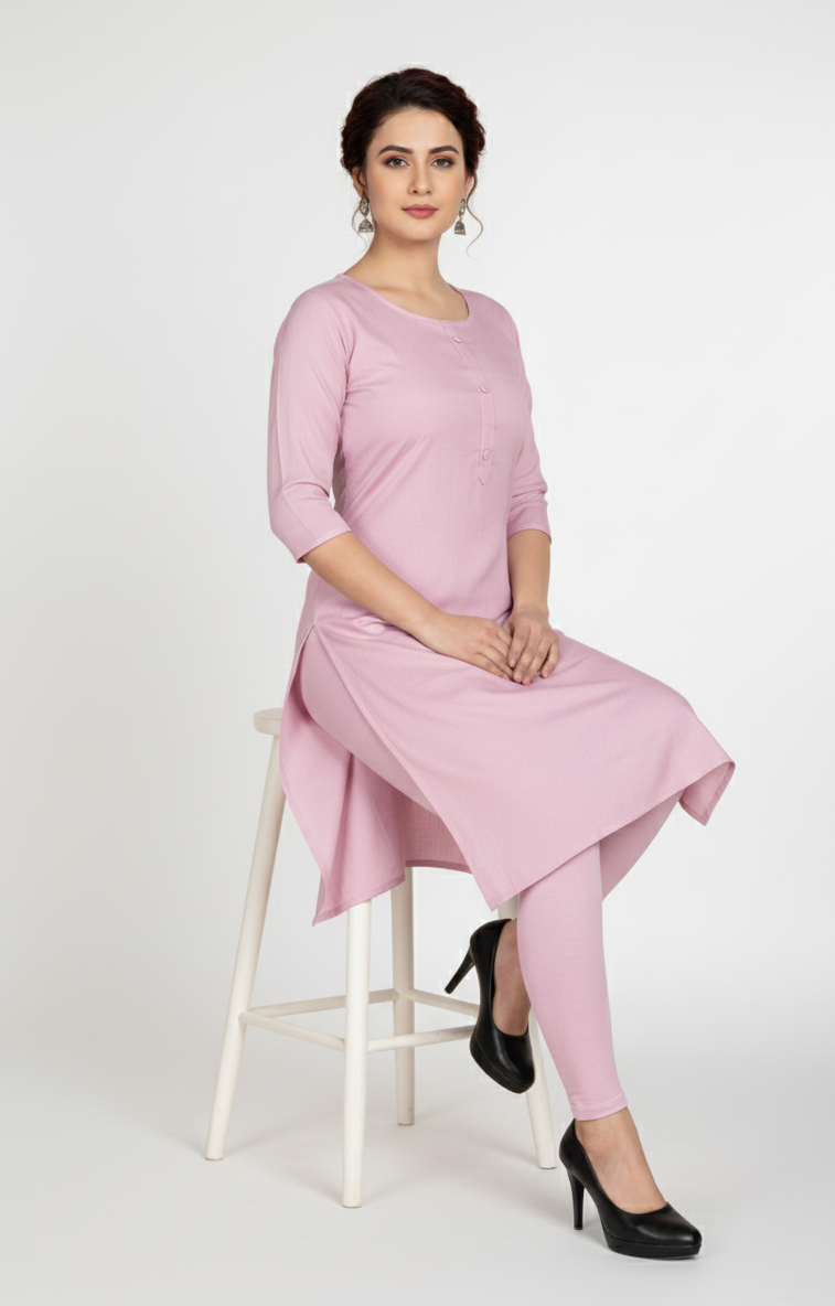 PickCell Plain Straight Kurti