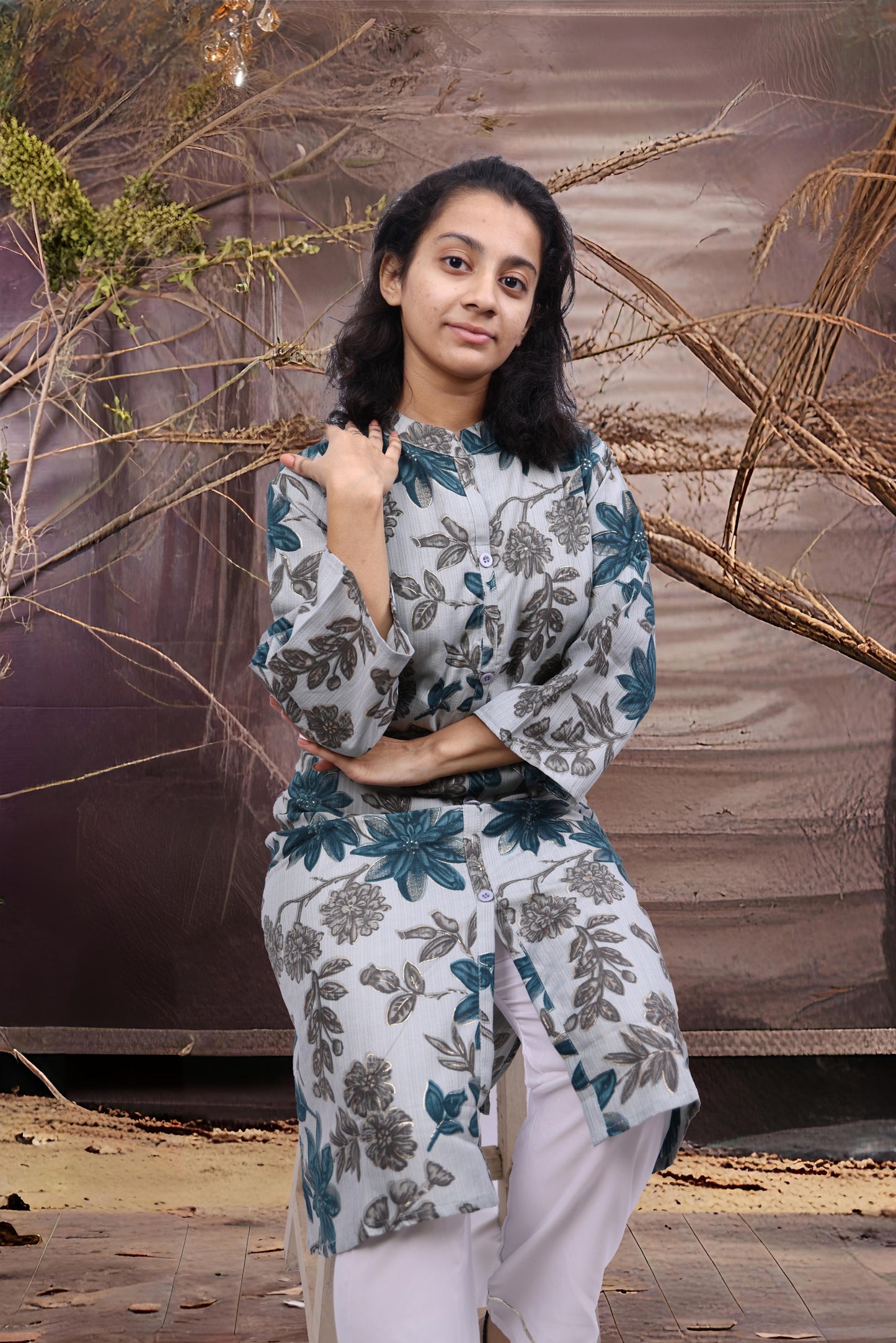 PickCell Printed Large Size Kurti