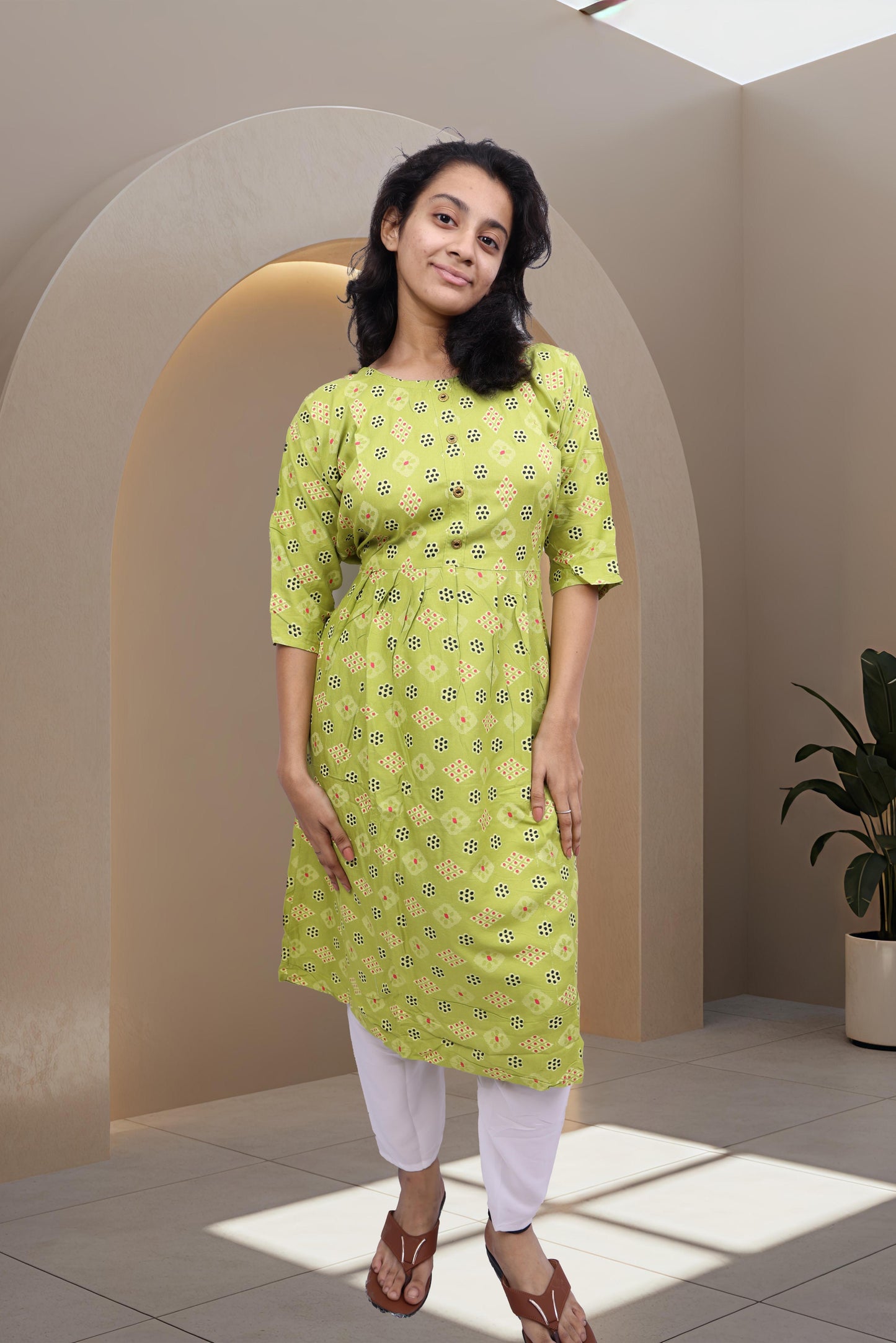 PickCell Printed Frock Kurti