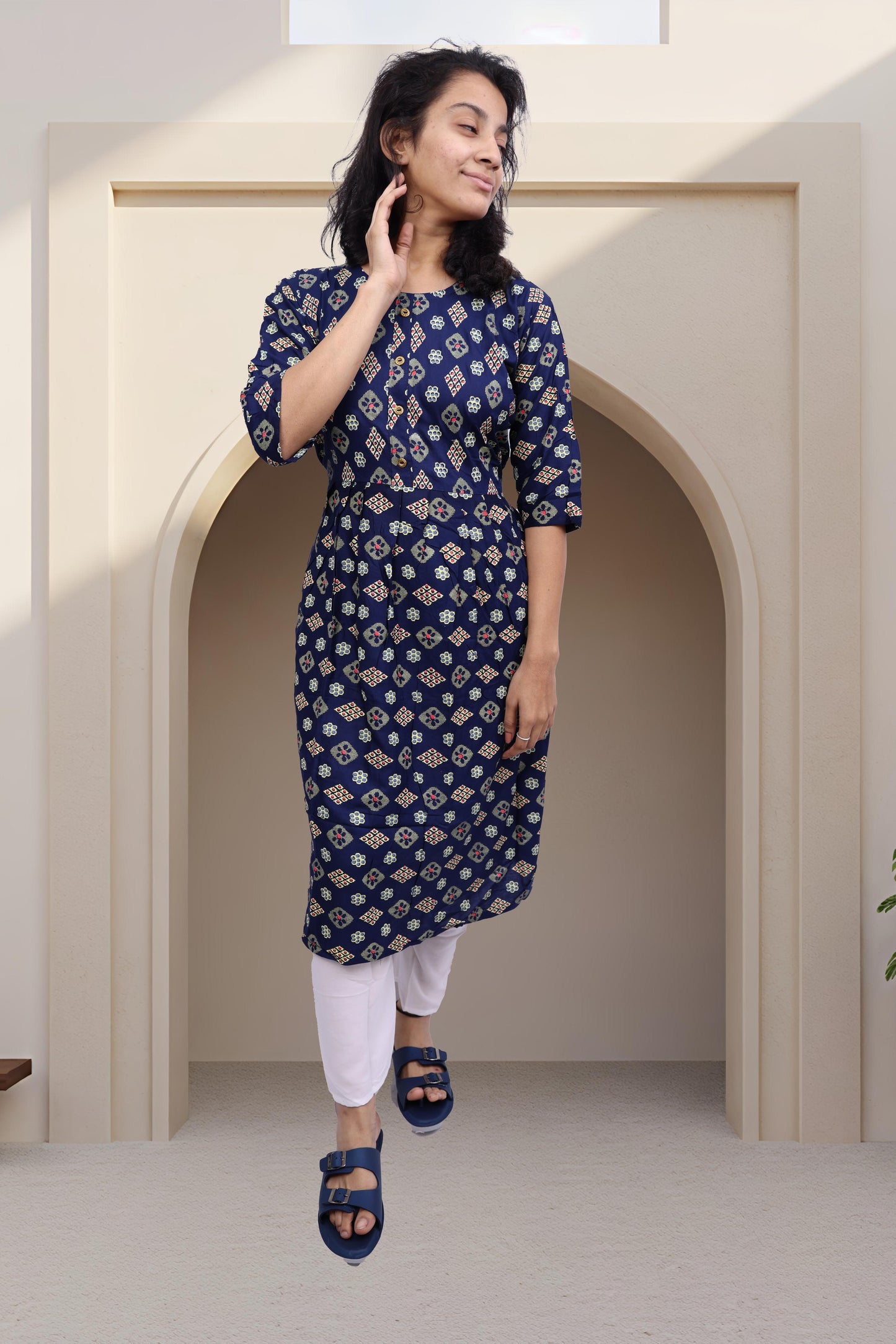 PickCell Printed Frock Kurti