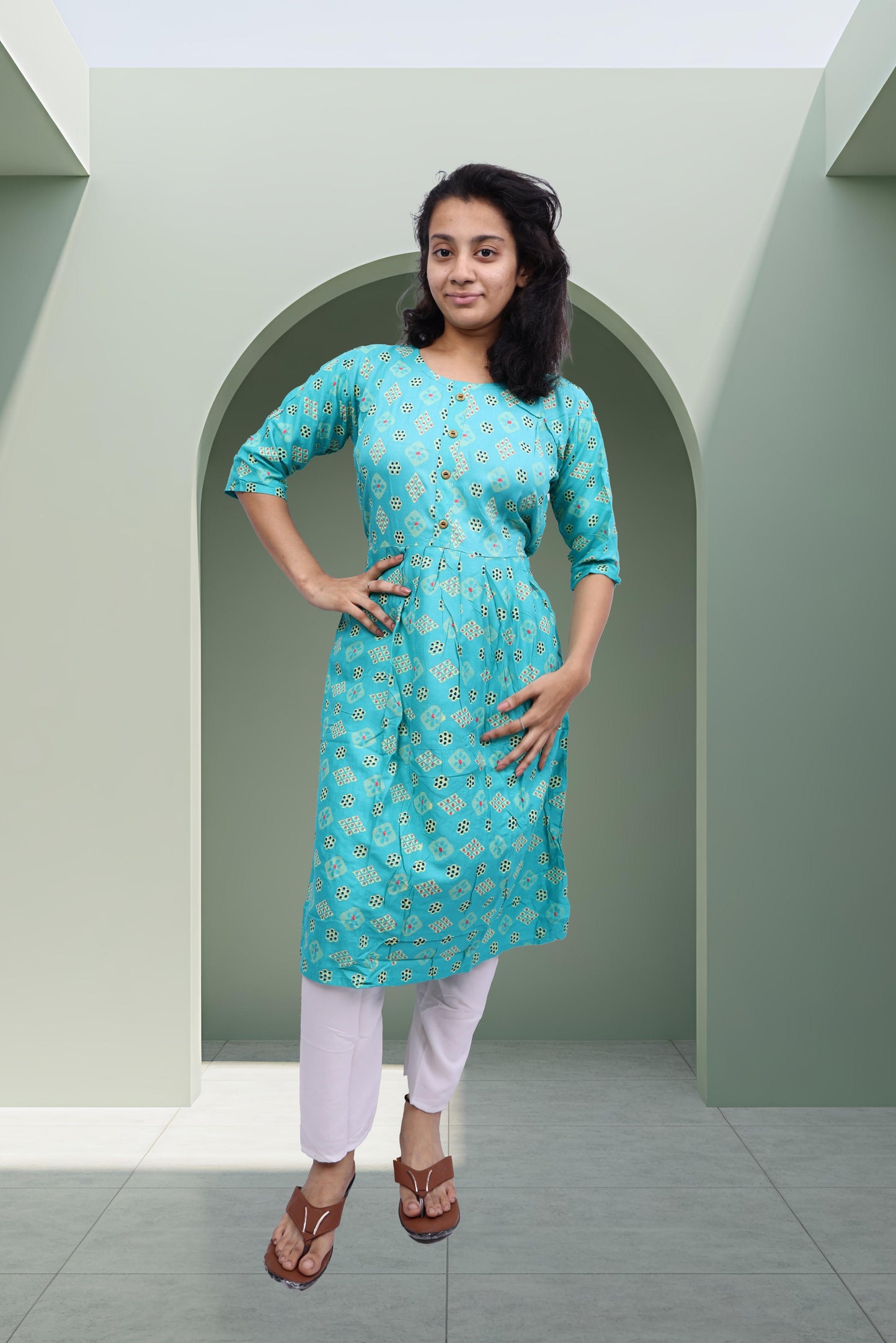 PickCell Printed Frock Kurti