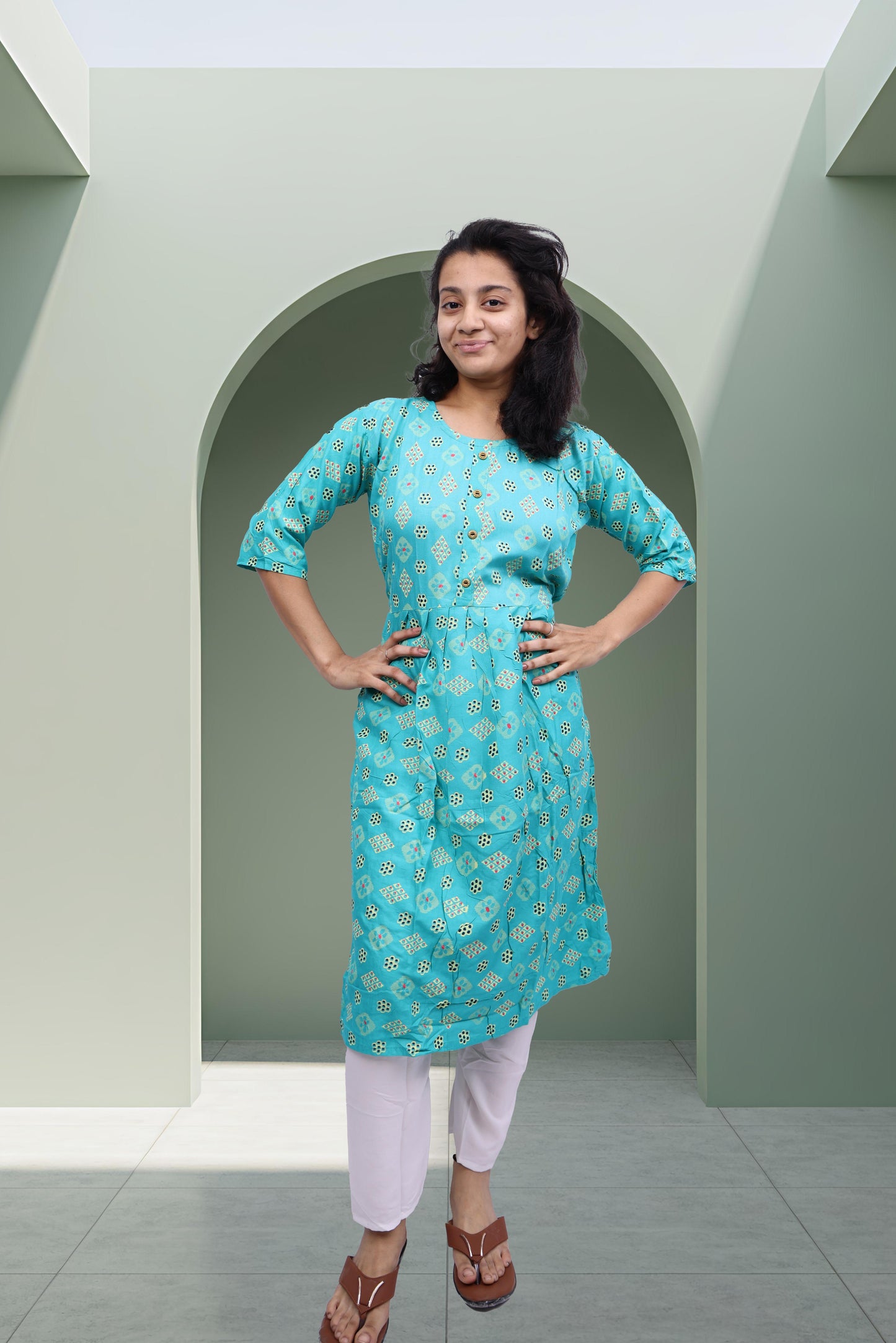 PickCell Printed Frock Kurti