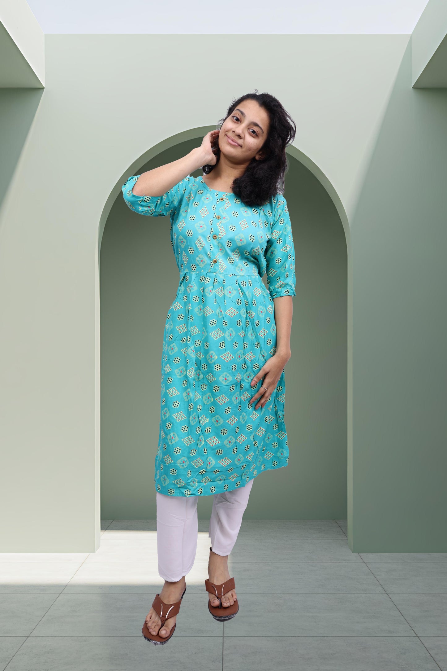 PickCell Printed Frock Kurti