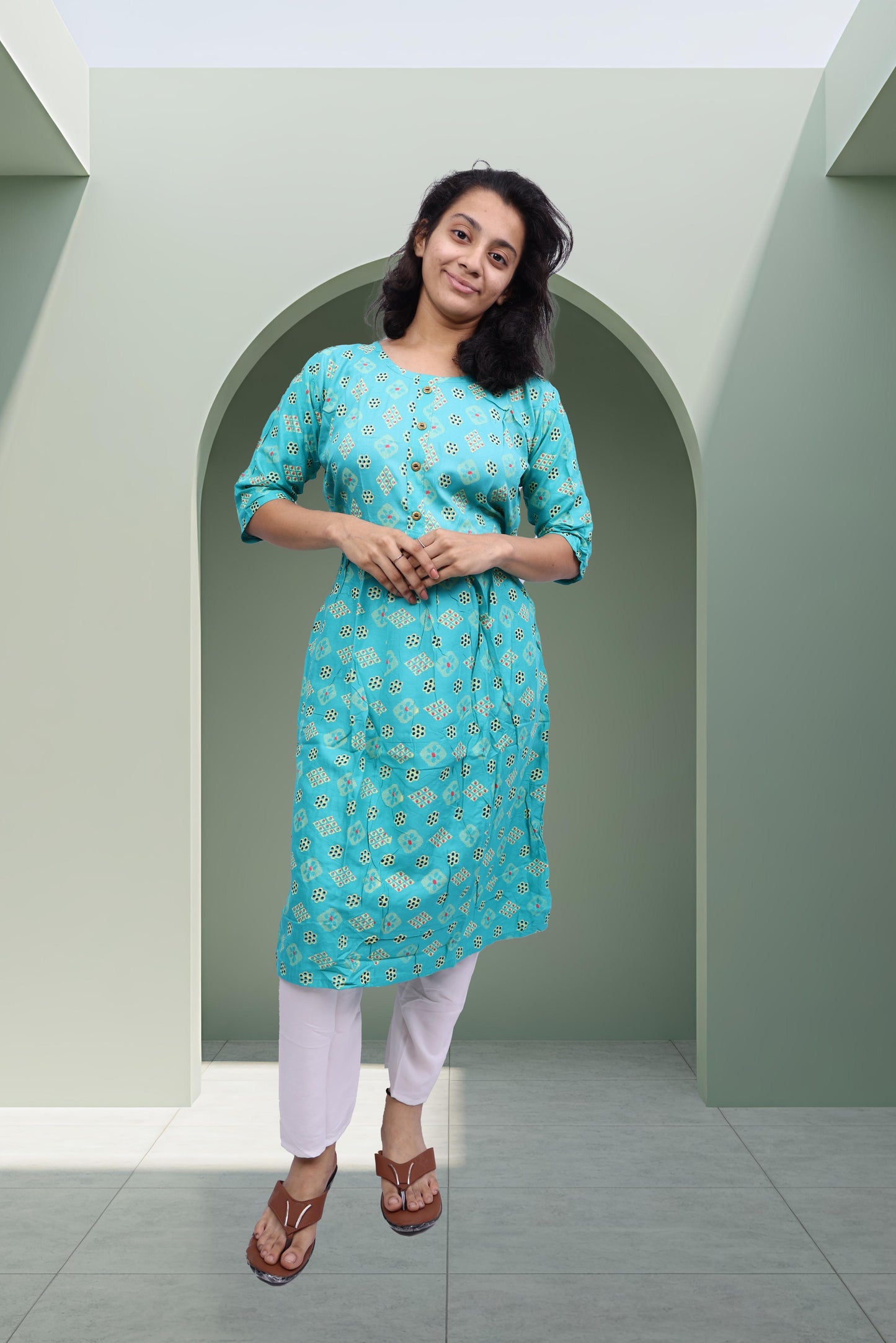 PickCell Printed Frock Kurti