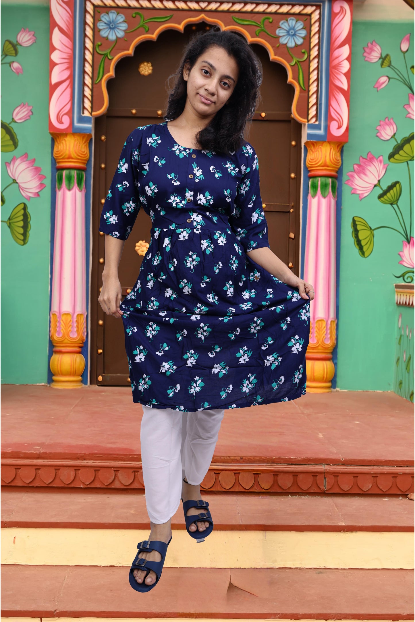 PickCell Printed Frock Kurti