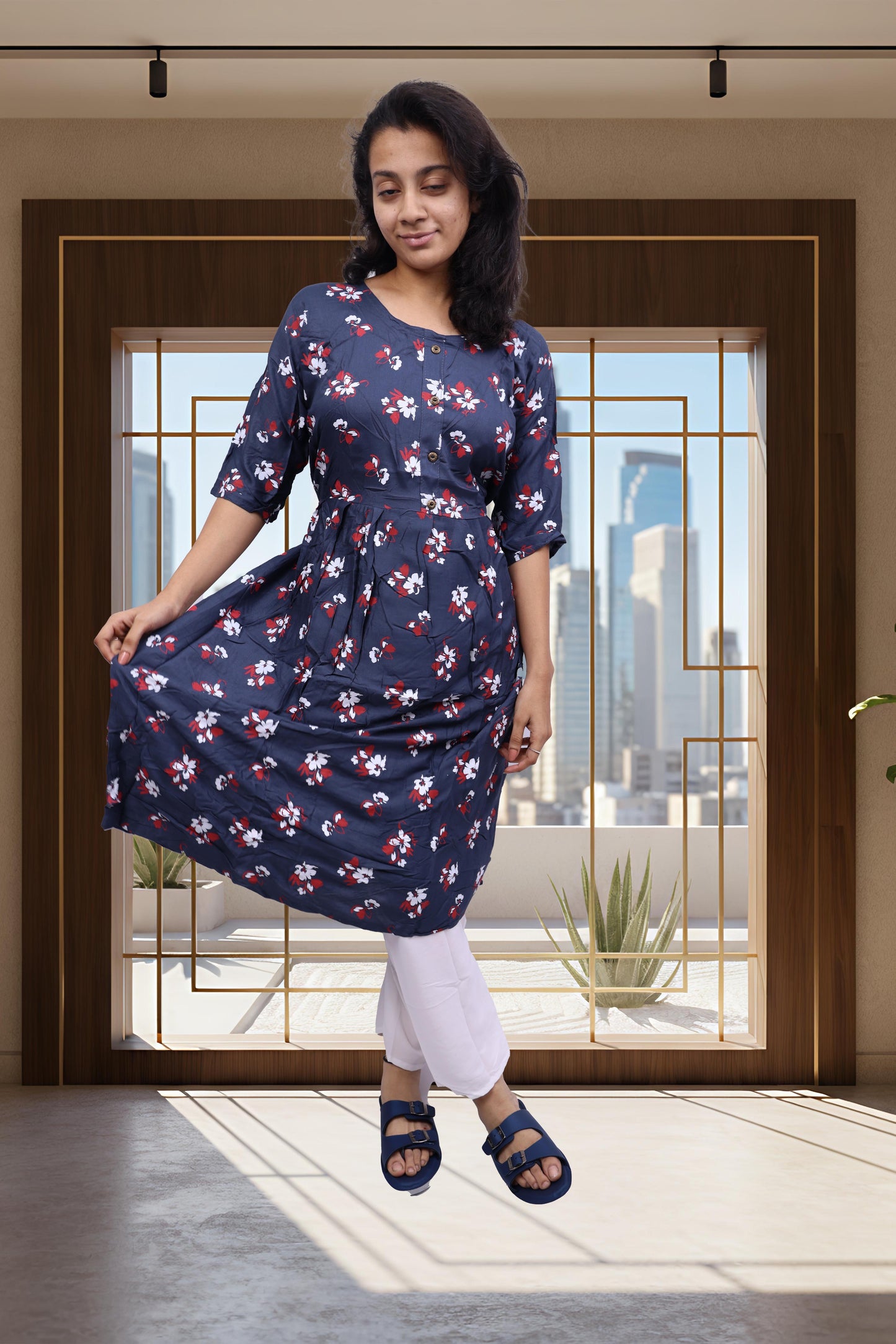 PickCell Printed Frock Kurti
