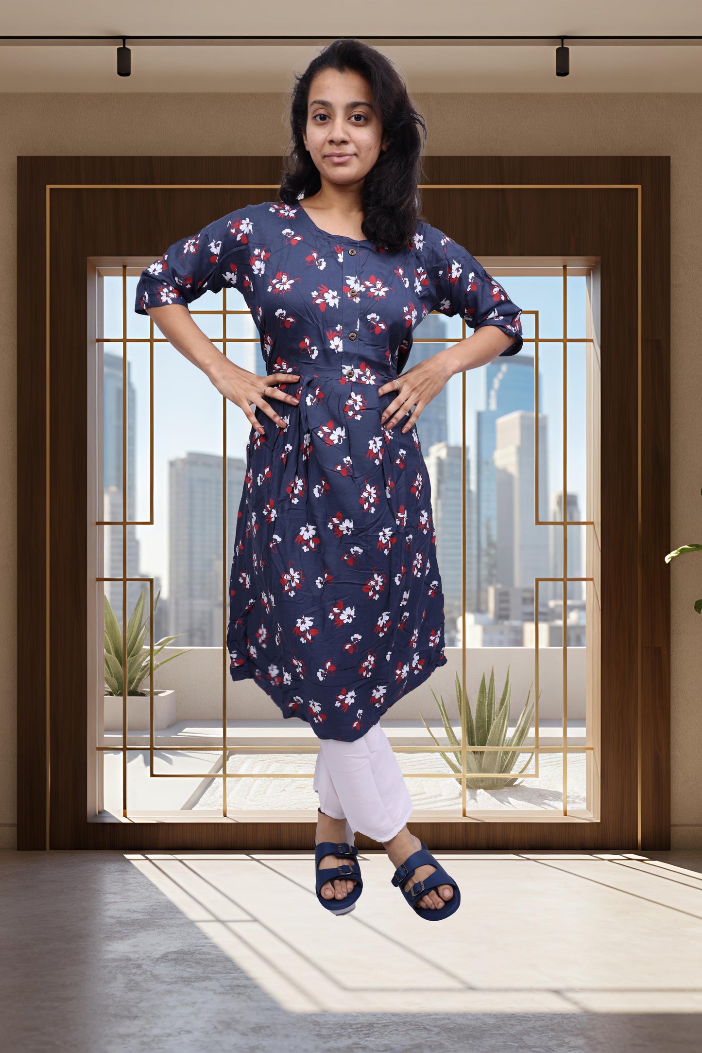 PickCell Printed Frock Kurti