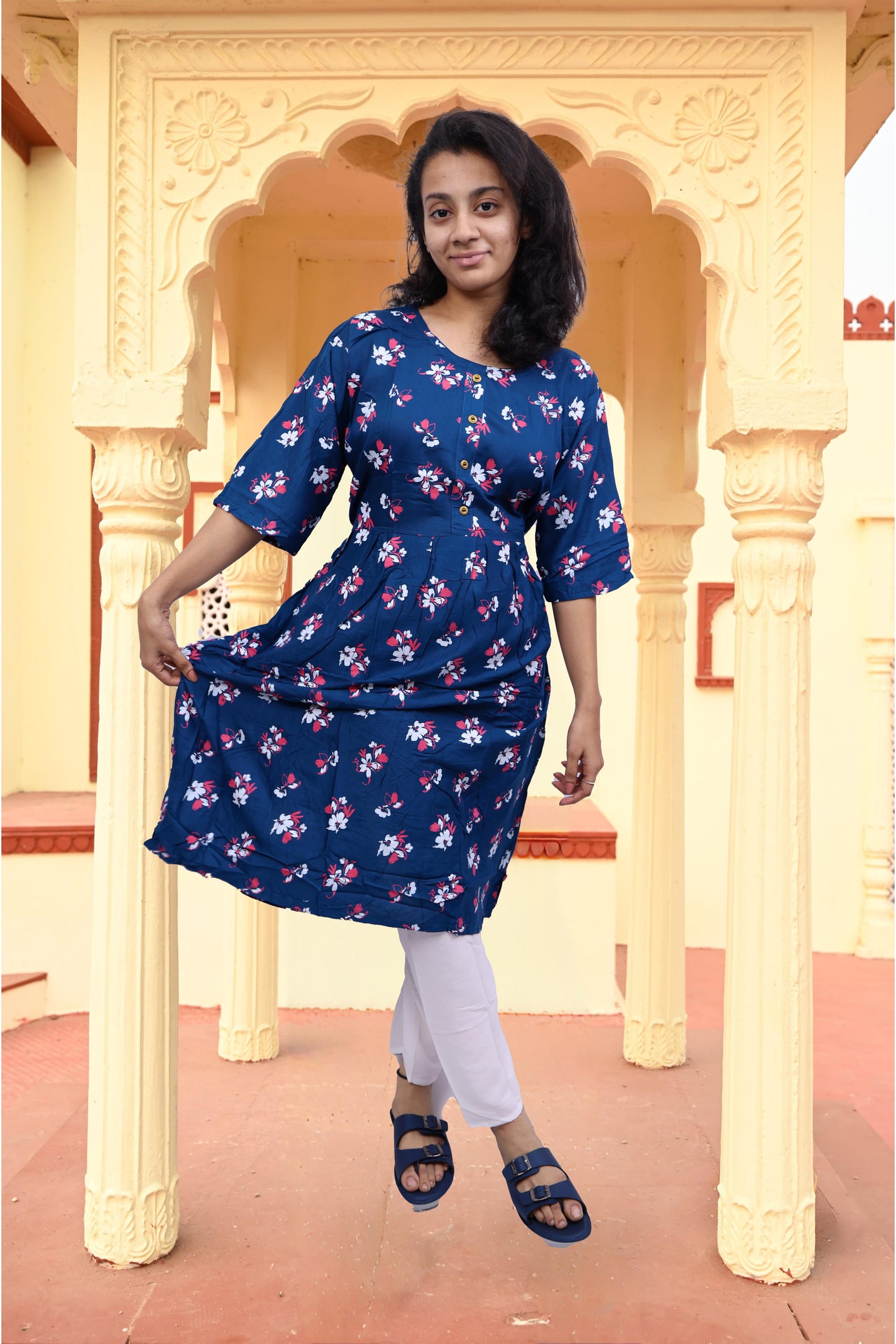 PickCell Printed Frock Kurti