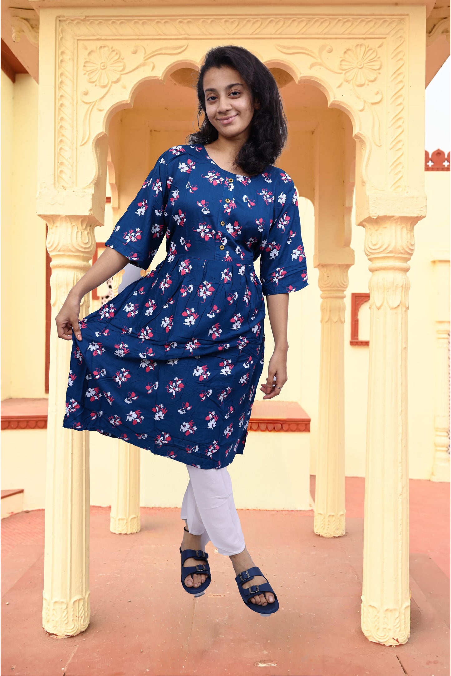 PickCell Printed Frock Kurti