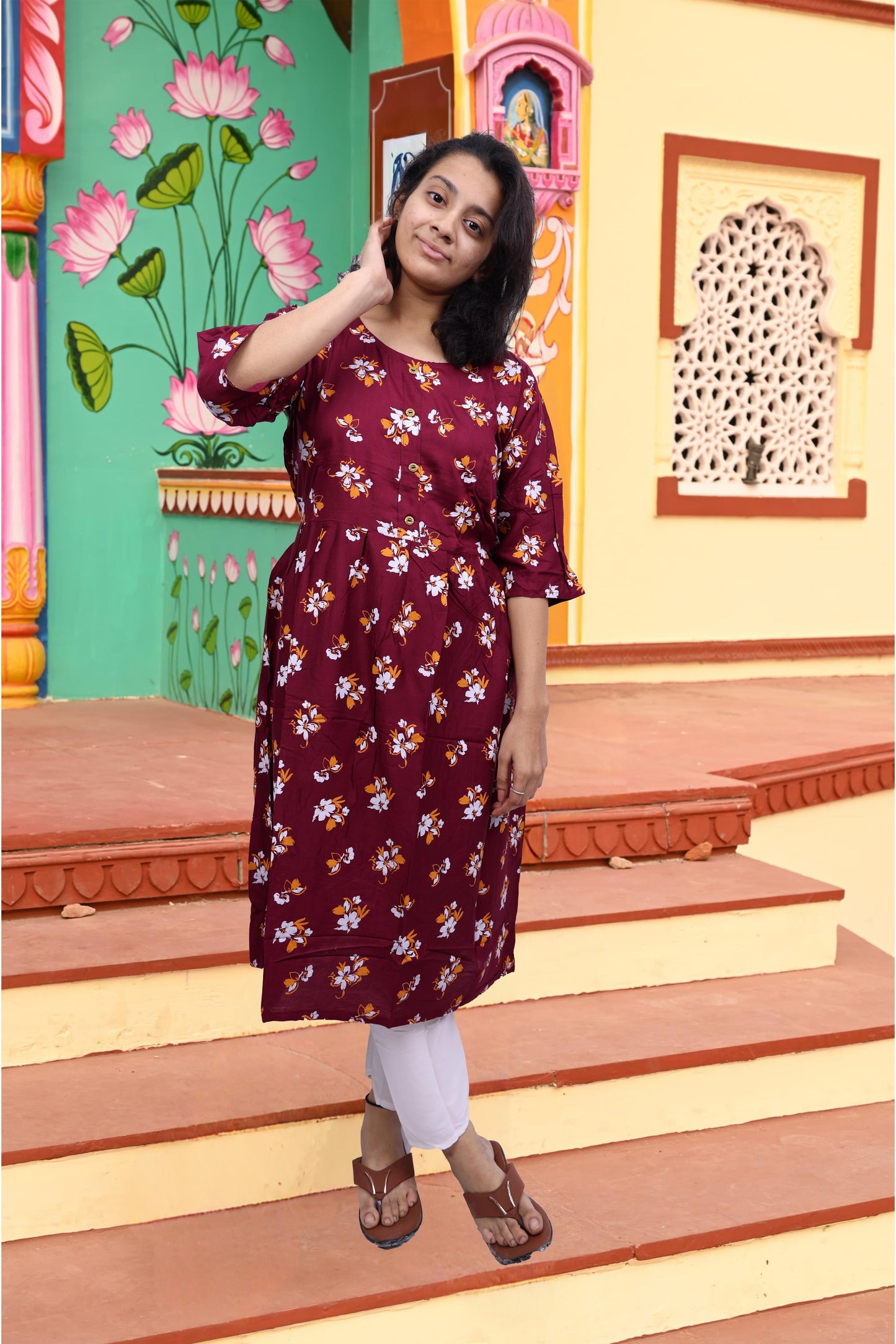 PickCell Printed Frock Kurti