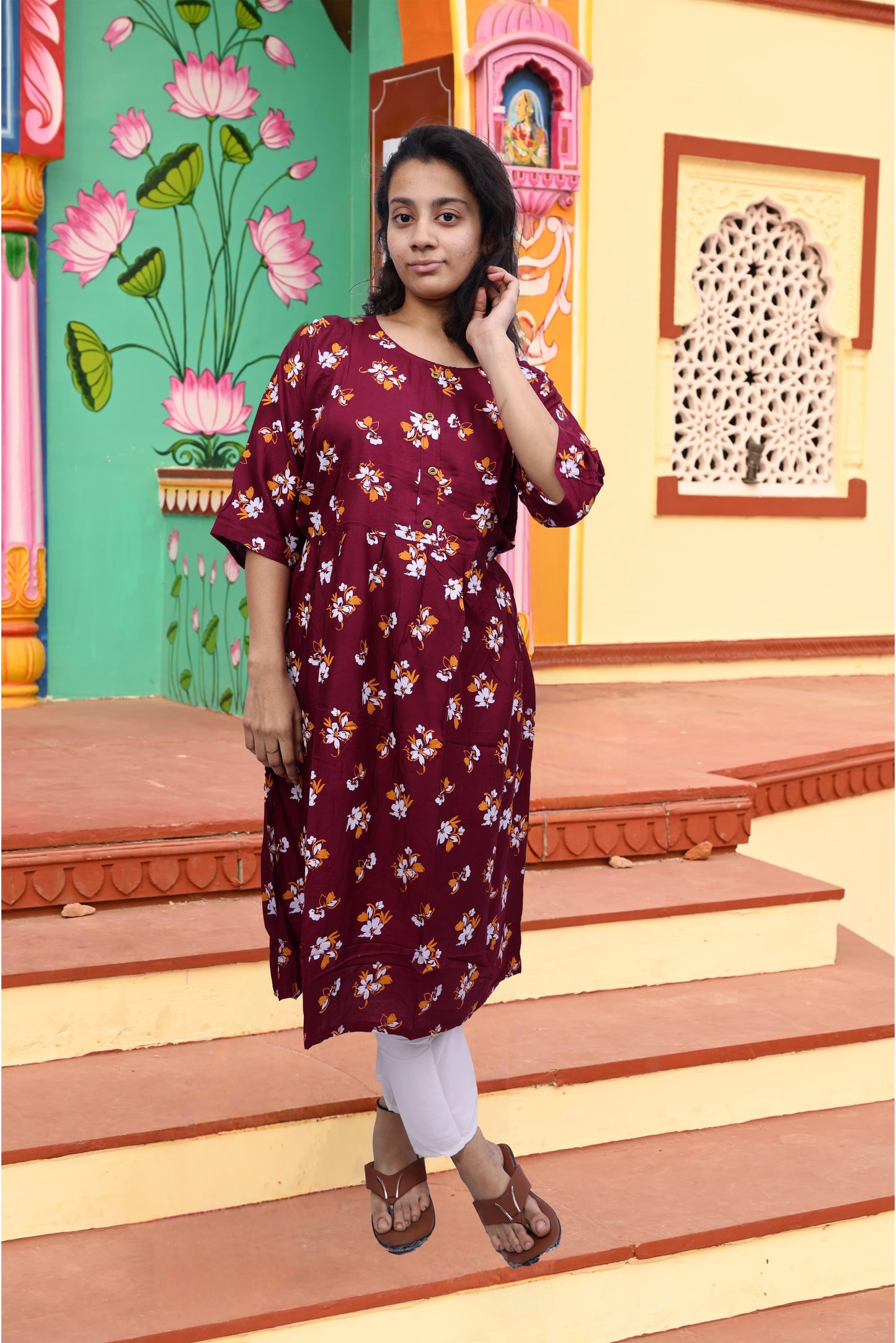 PickCell Printed Frock Kurti