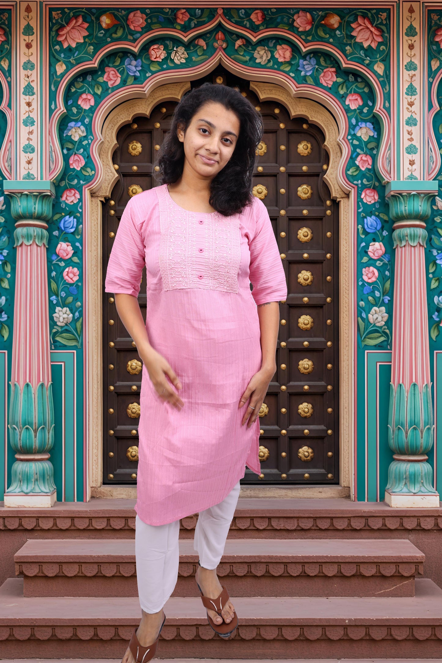 PickCell Embrodiary Kurti