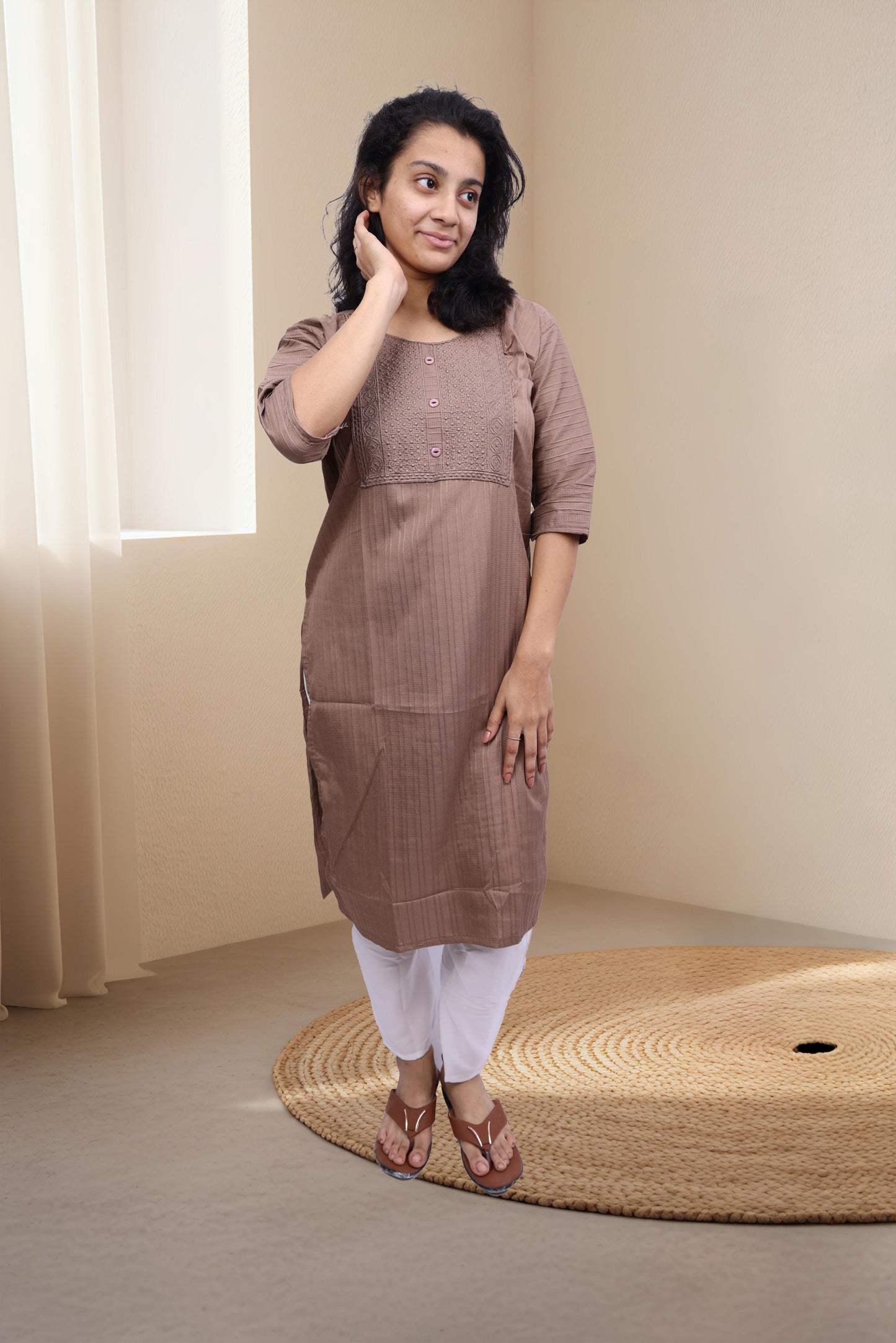 PickCell Embrodiary Kurti