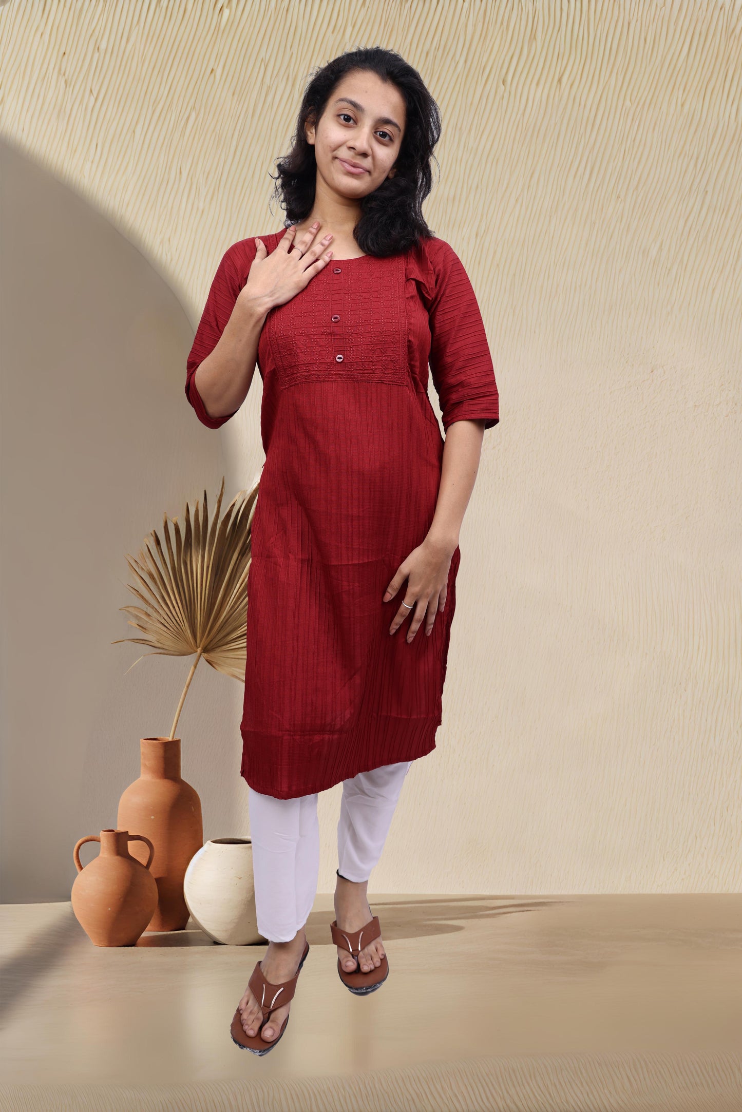 PickCell Embrodiary Kurti