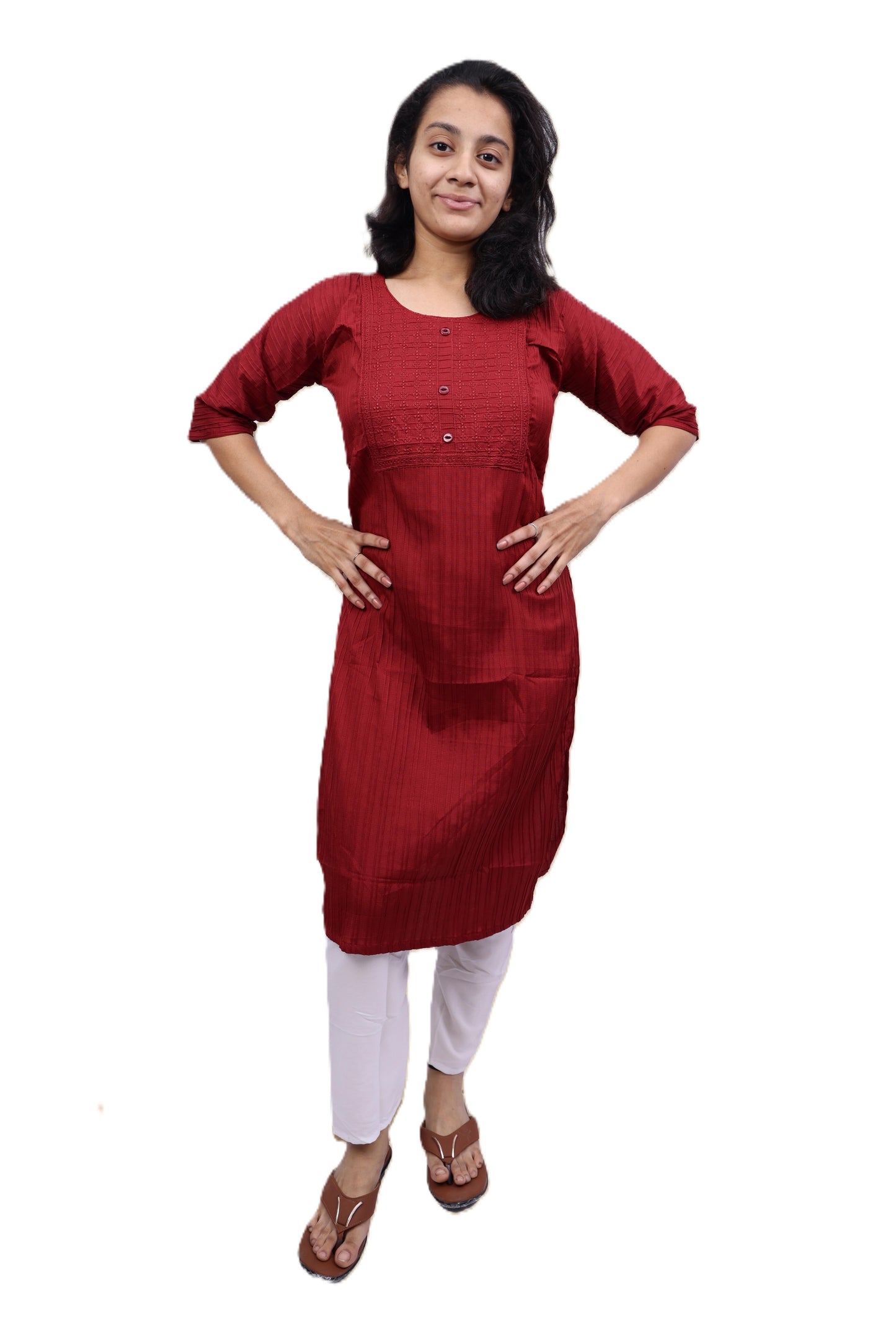 PickCell Embrodiary Kurti