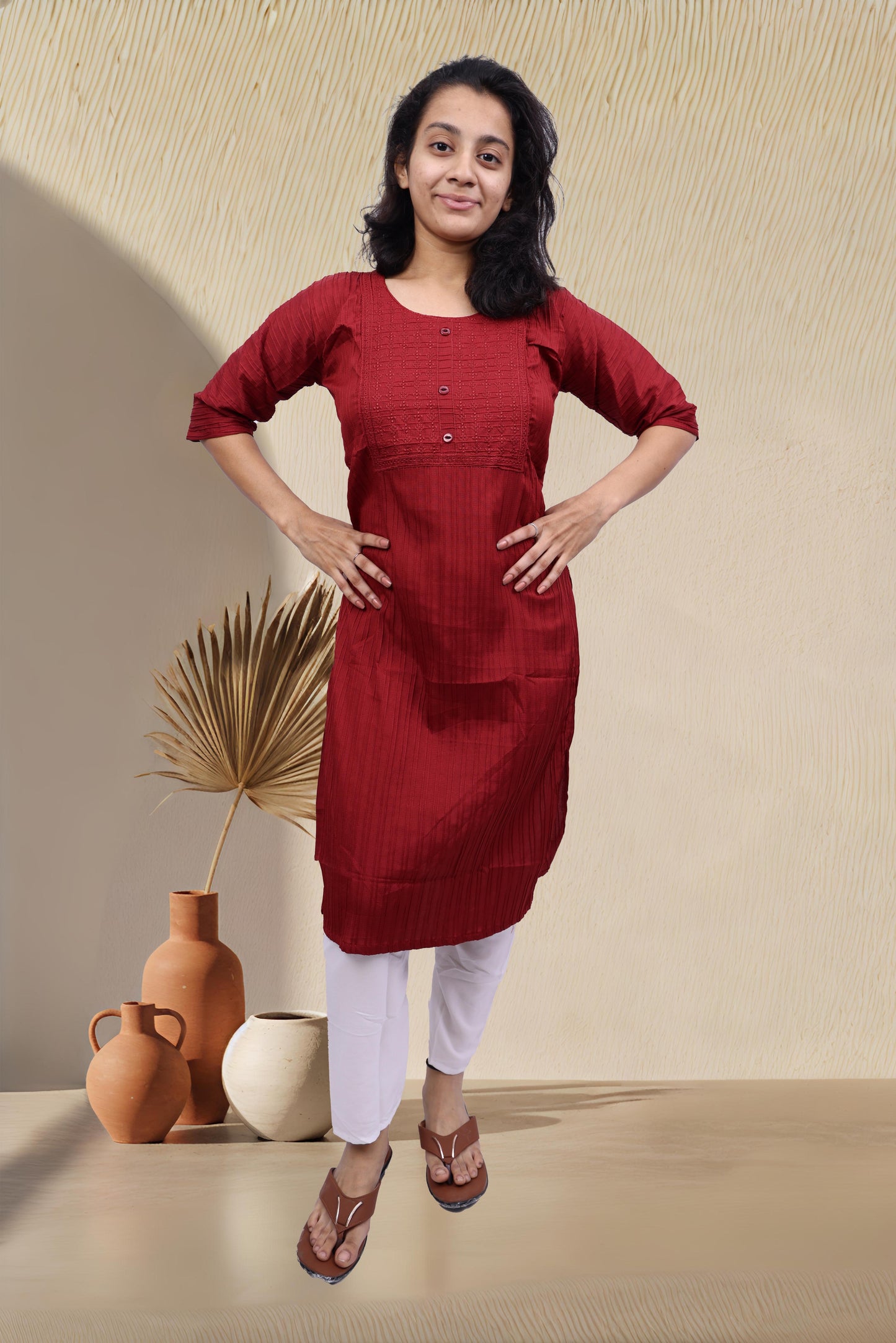 PickCell Embrodiary Kurti
