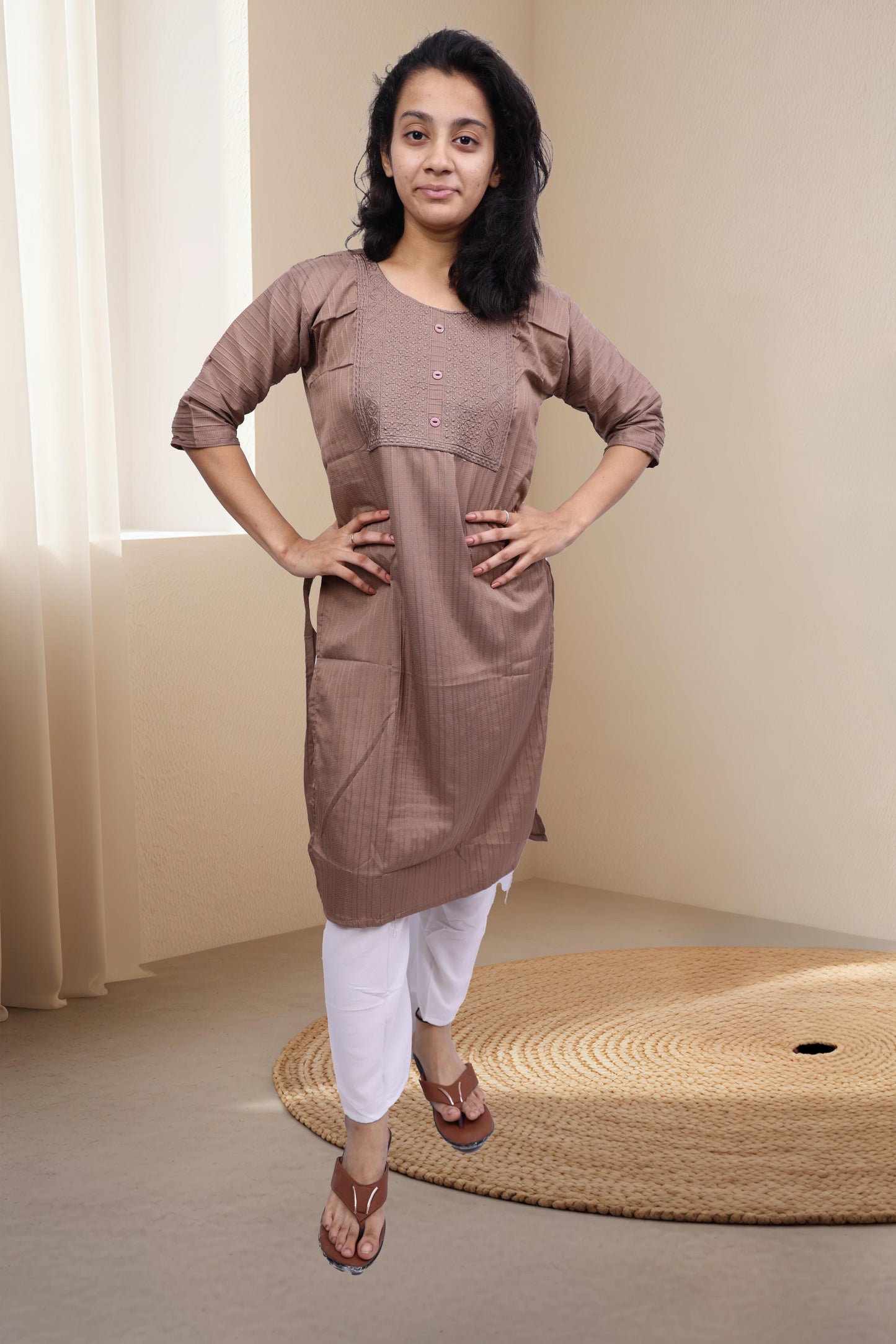 PickCell Embrodiary Kurti