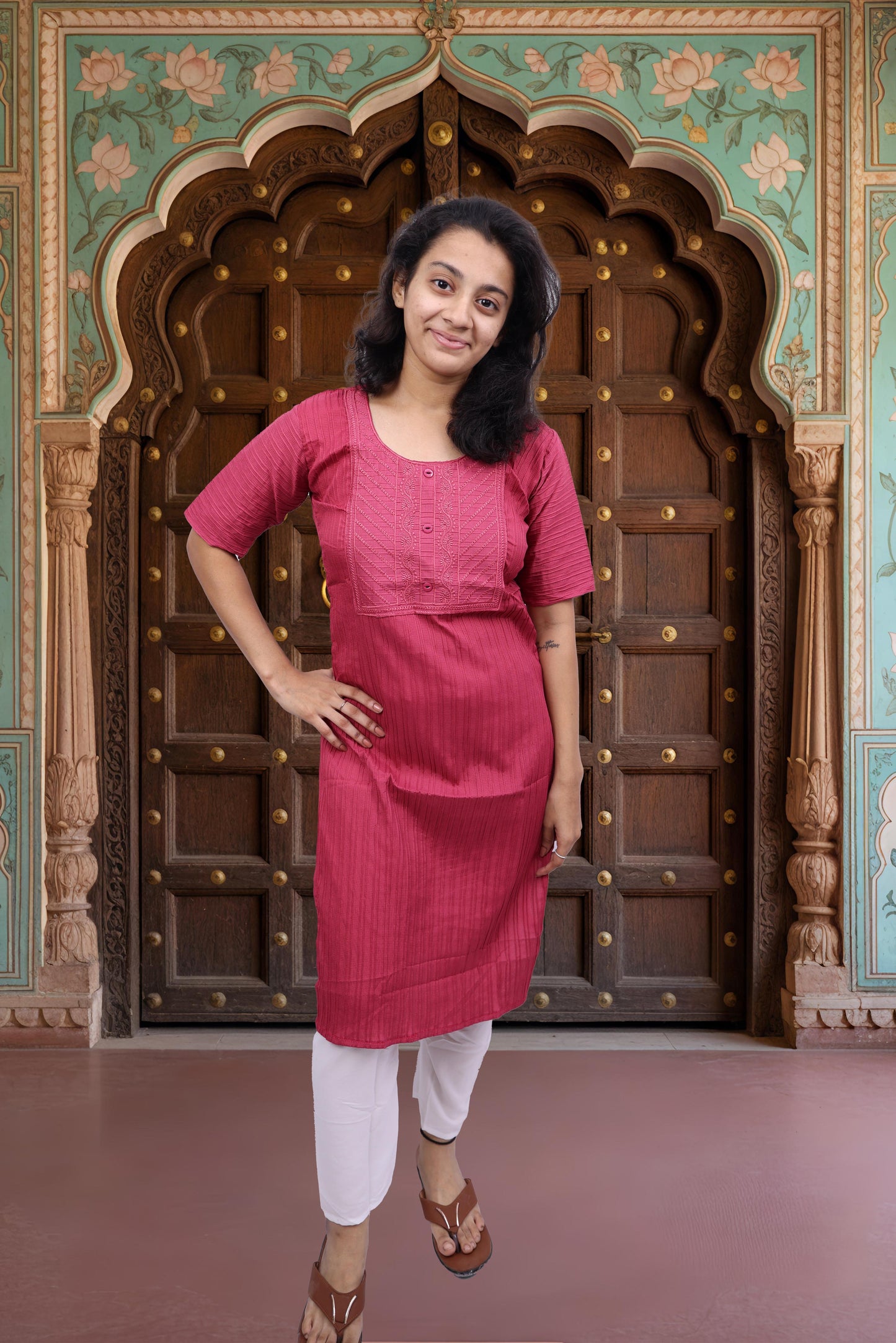 PickCell Embrodiary Kurti