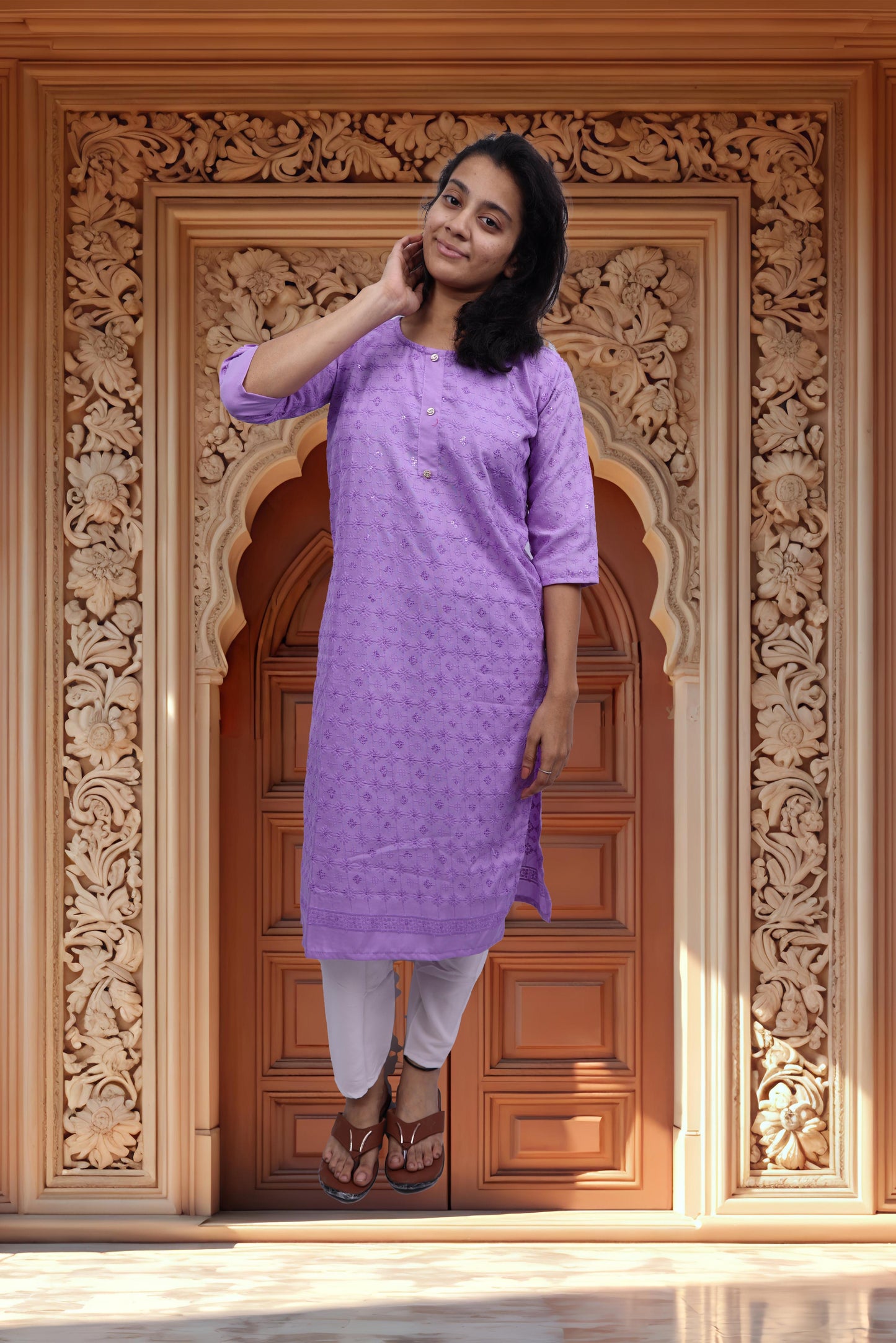 PickCell Embrodiary Kurti