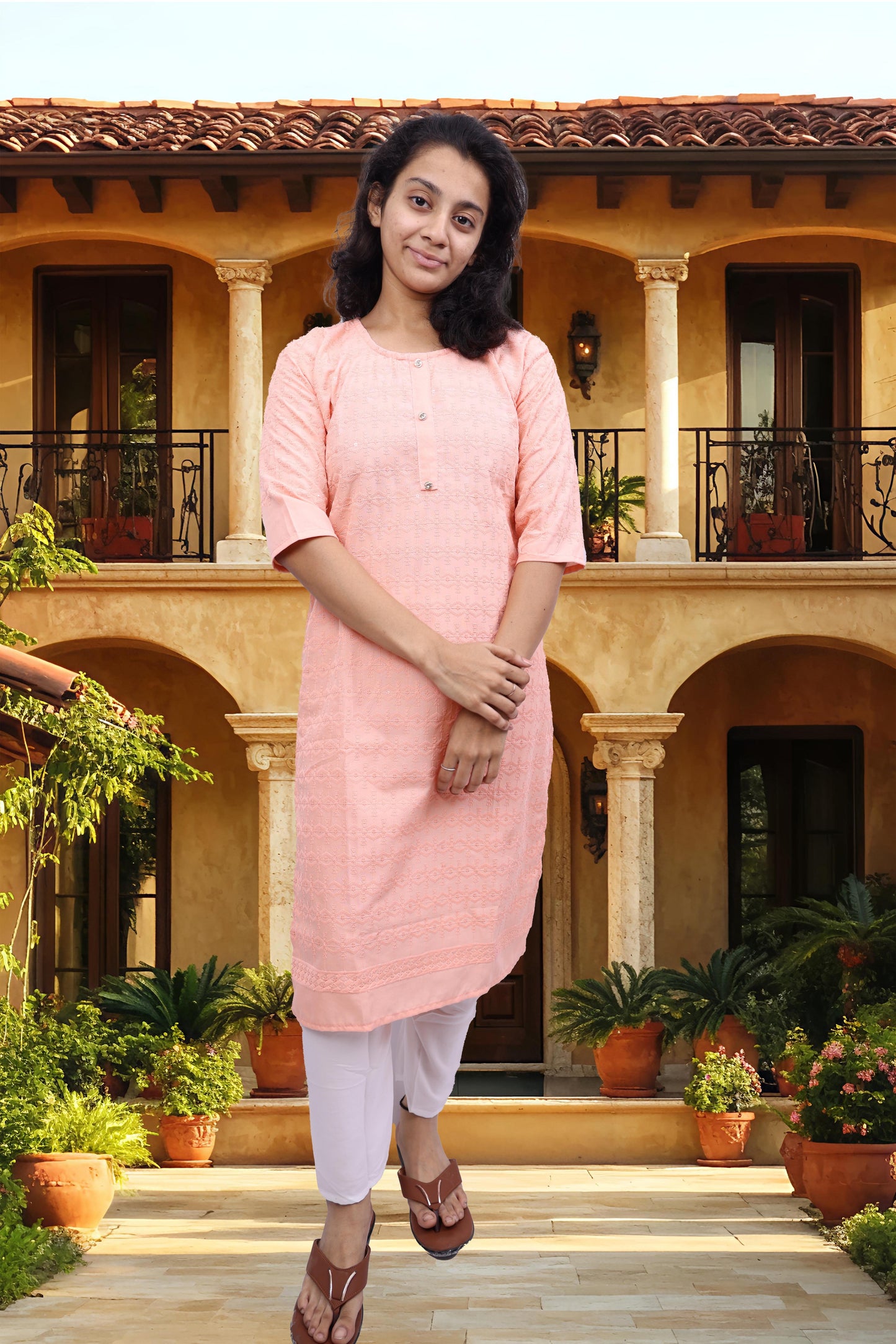 PickCell Embrodiary Kurti