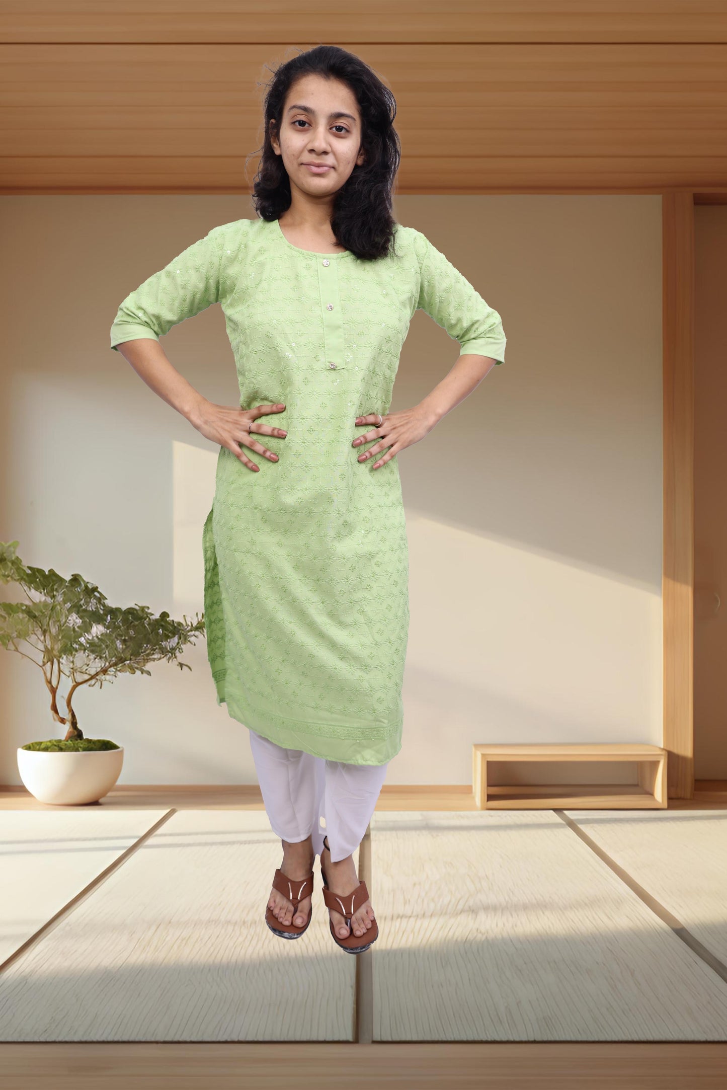 PickCell Embrodiary Kurti