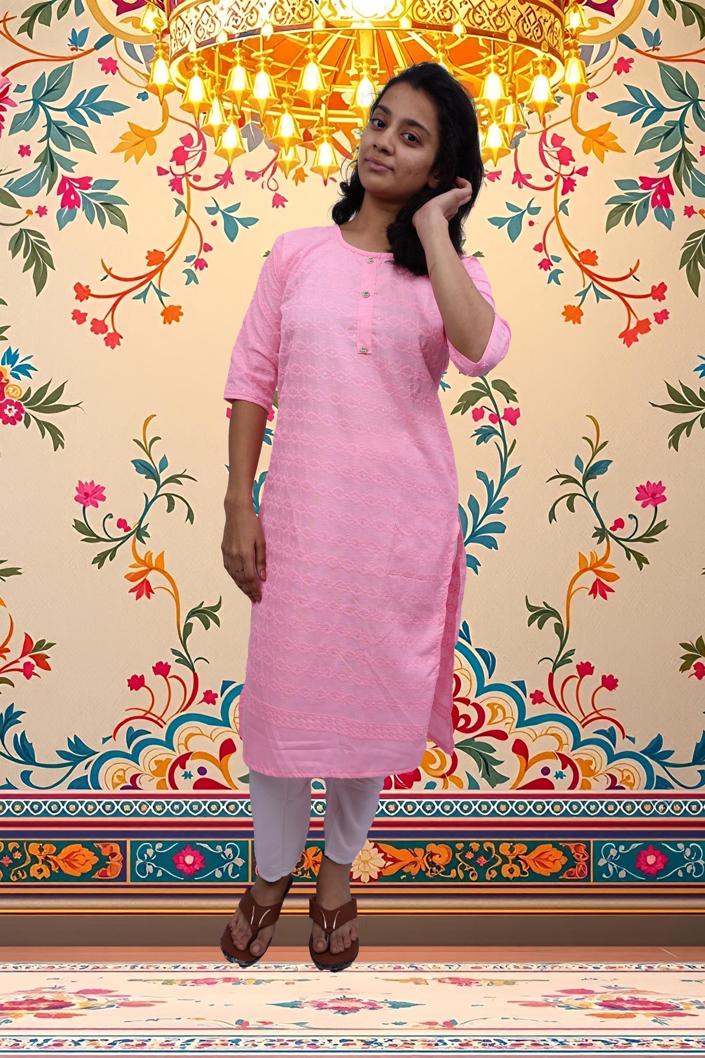PickCell Embrodiary Kurti