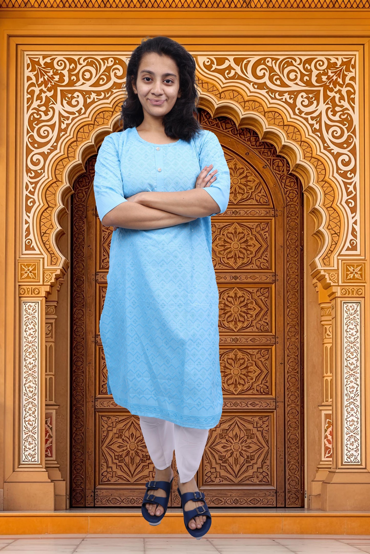 PickCell Embrodiary Kurti