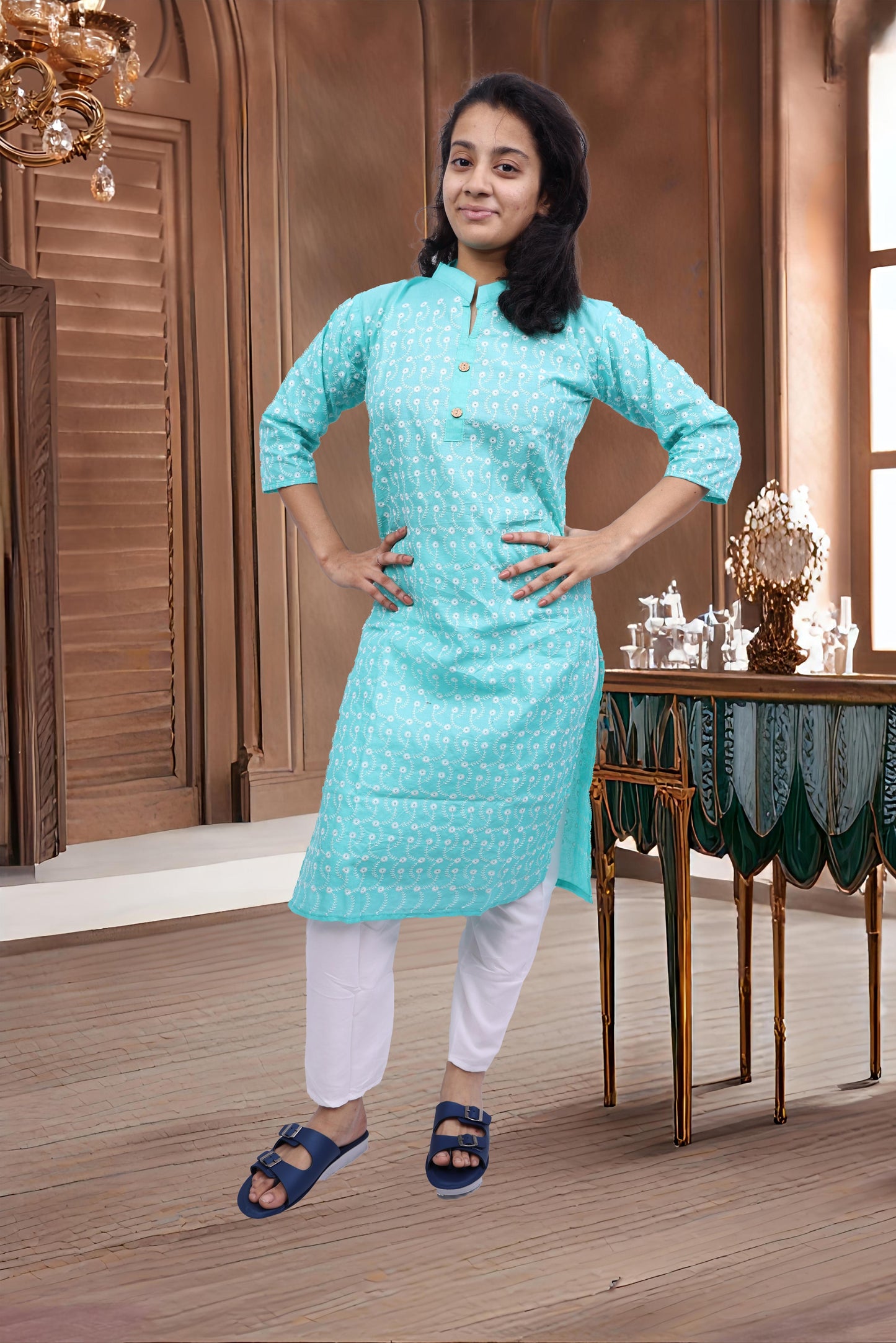 PickCell Embrodiary Kurti