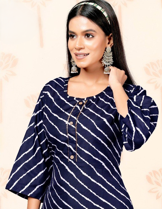 PickCell Lehariya Kurti for Women