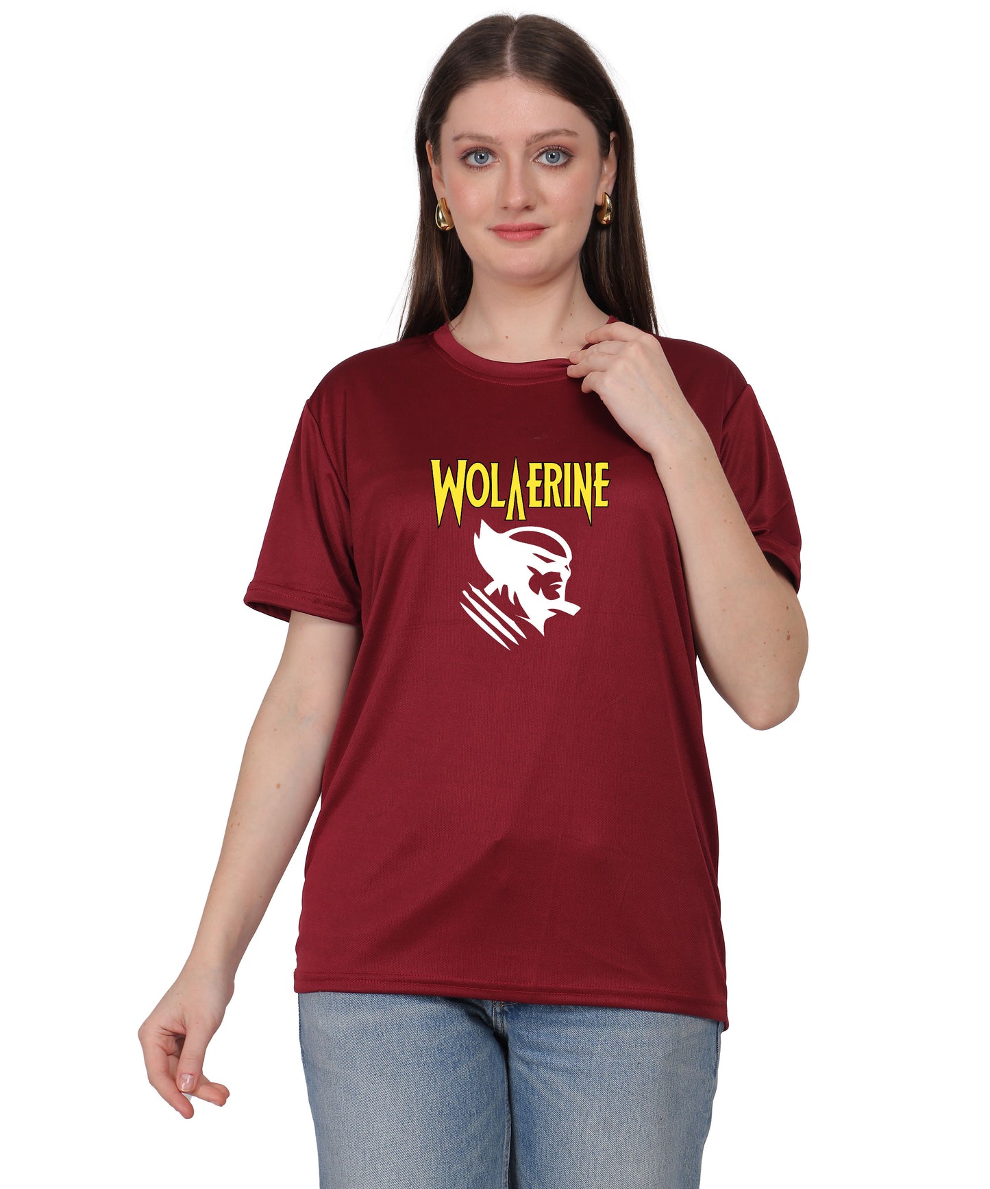 Wolverine Graphic Print Cotton T-Shirt, Casual Wear