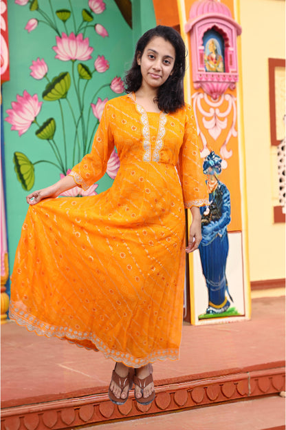 PickCell Embrodiary Premium Gown