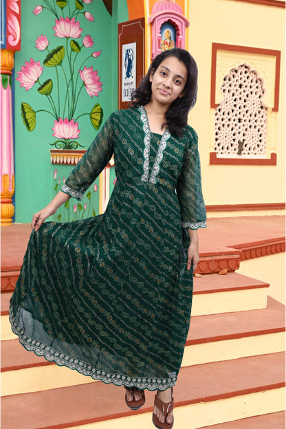 PickCell Embrodiary Premium Gown