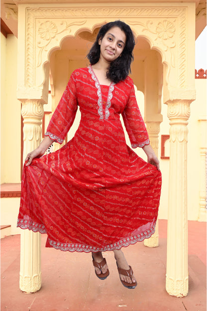 PickCell Embrodiary Premium Gown