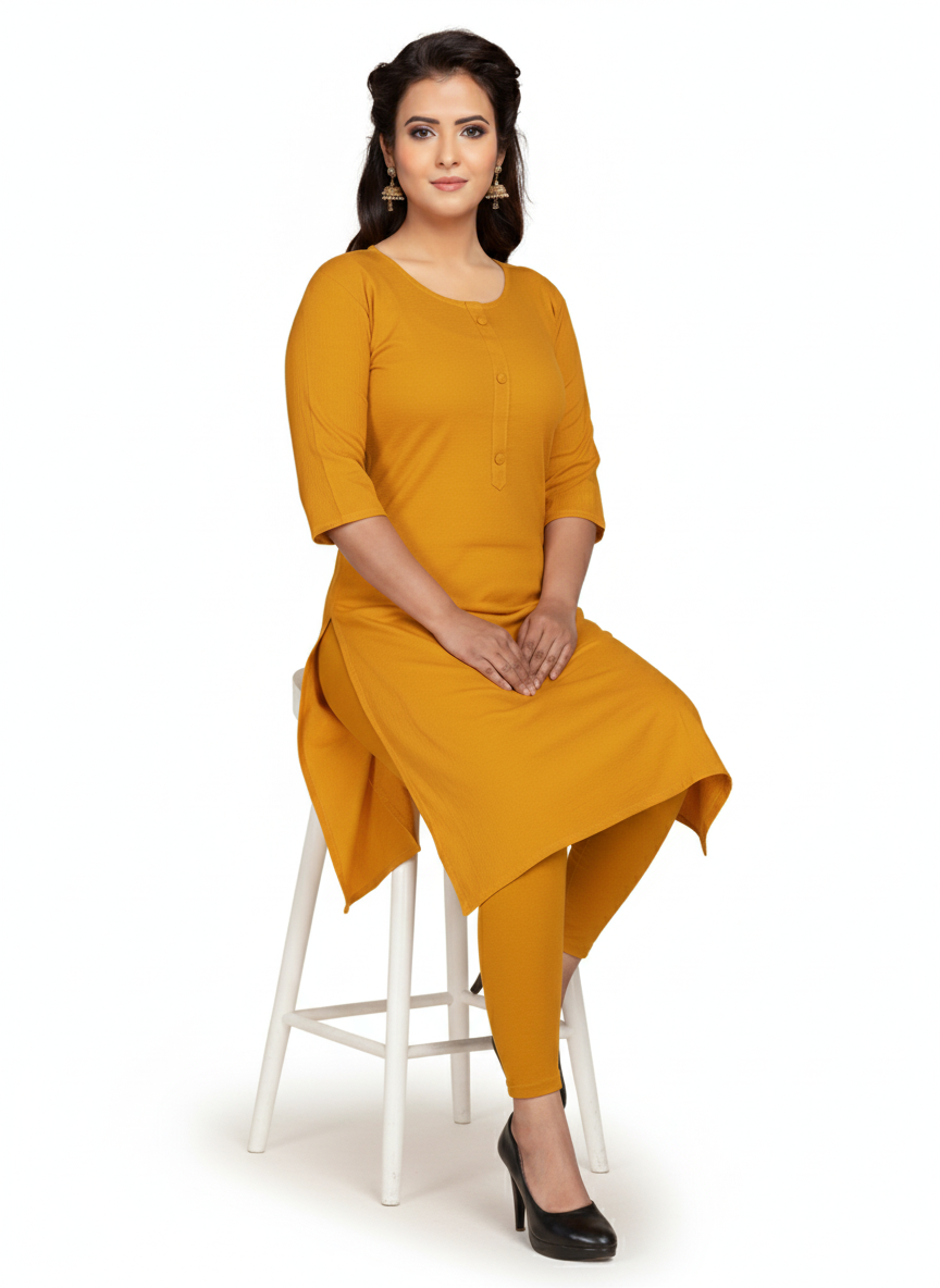 PickCell Plain Straight Kurti