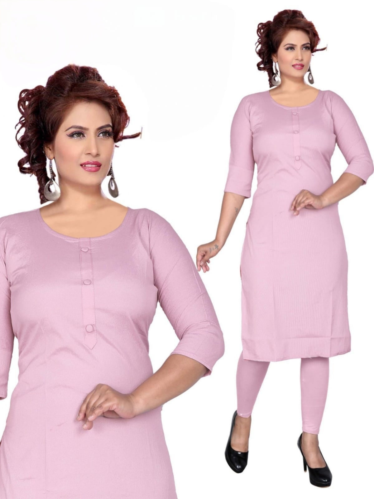PickCell Plain Straight Kurti