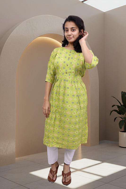 PickCell Printed Frock Kurti