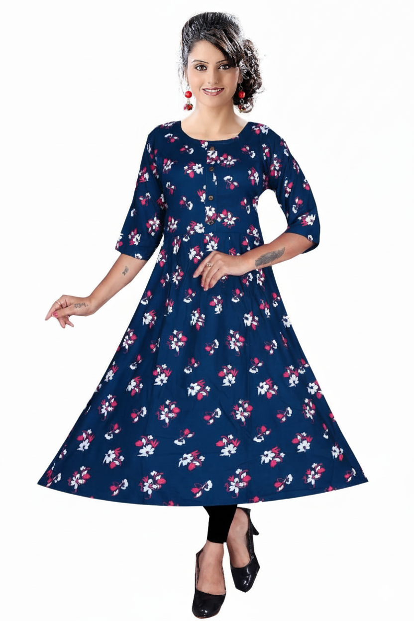 PickCell Printed Frock Kurti