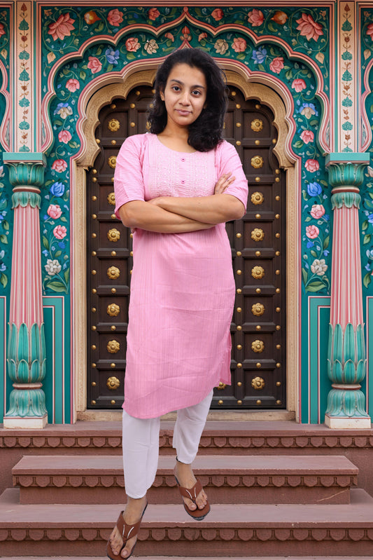 PickCell Embrodiary Kurti