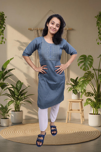PickCell Embrodiary Kurti