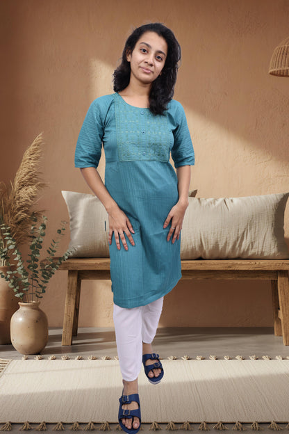 PickCell Embrodiary Kurti
