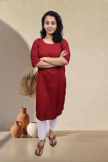 PickCell Embrodiary Kurti