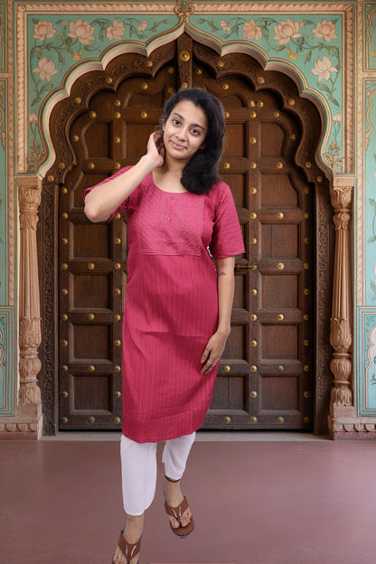 PickCell Embrodiary Kurti