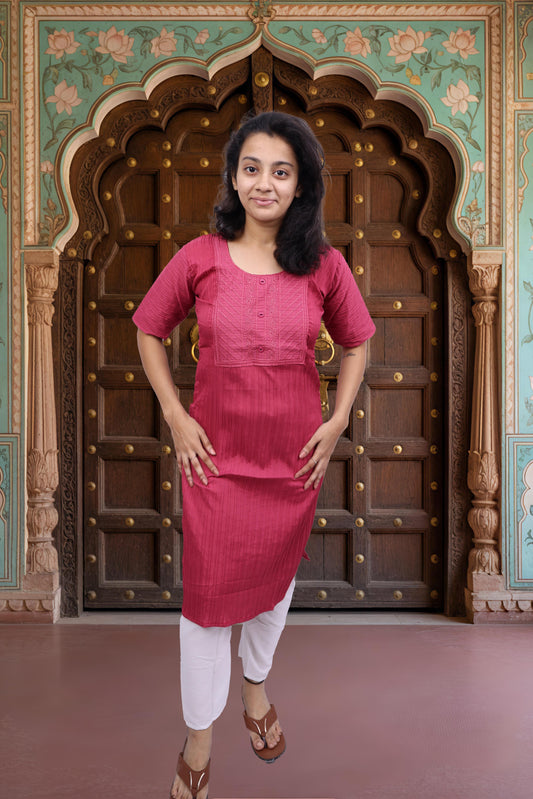 PickCell Embrodiary Kurti