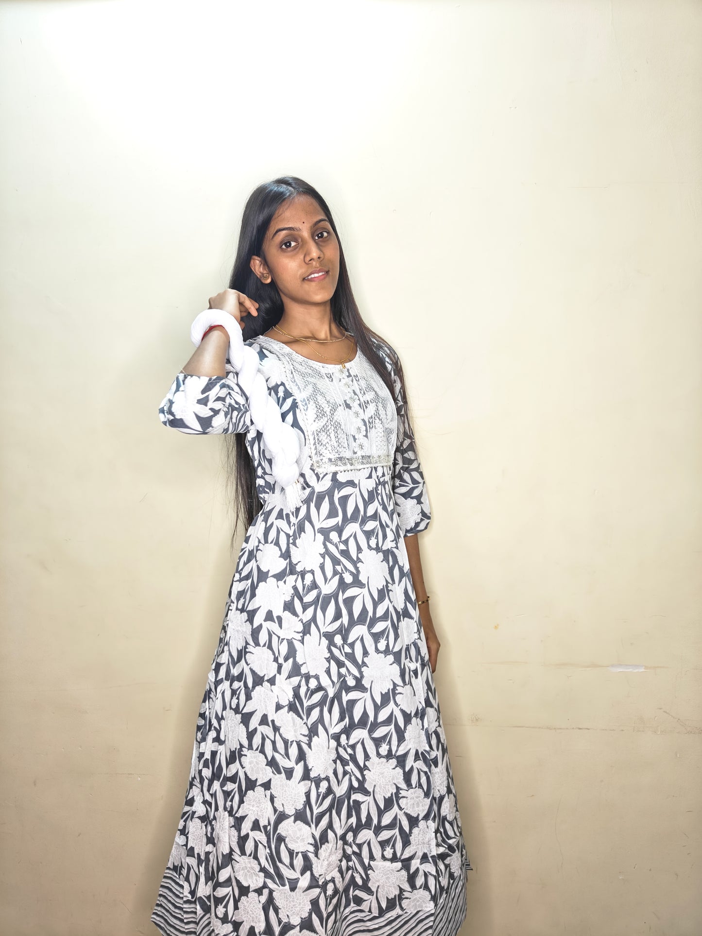 PickCell Premium Handwork Kurti With Bottom & Dupatta