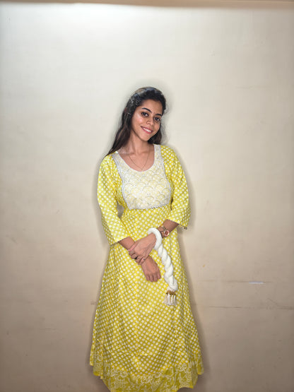 PickCell Premium Handwork Kurti With Bottom & Dupatta